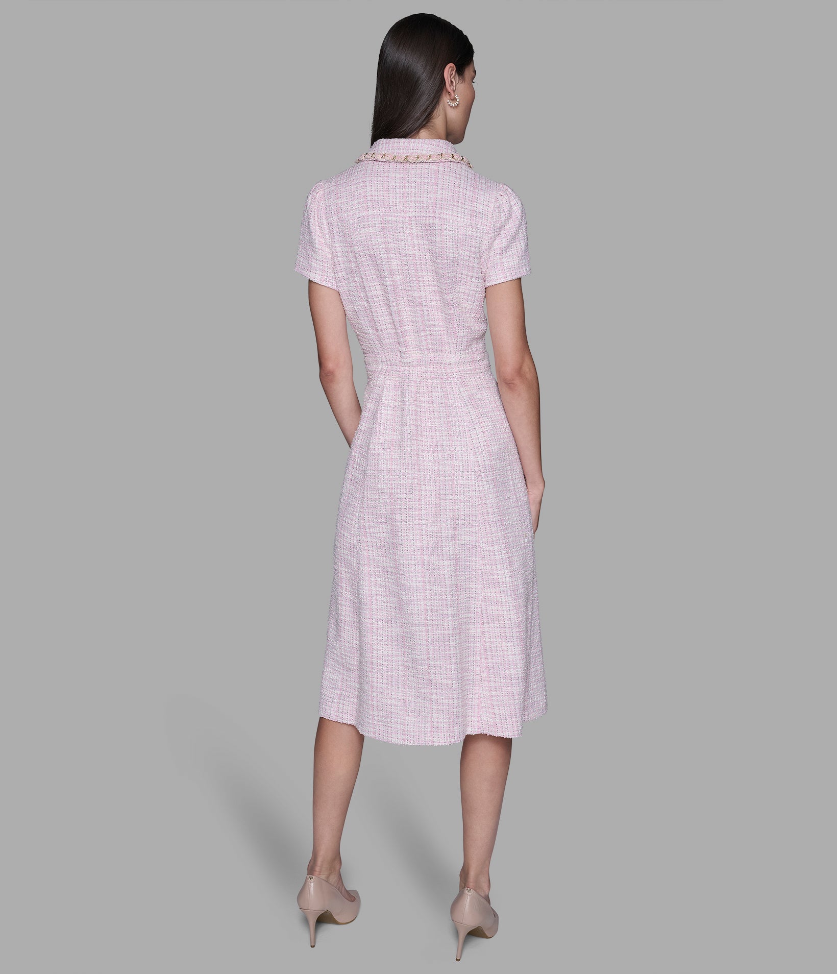 TWEED MIDI DRESS View 2 | Women's Sale