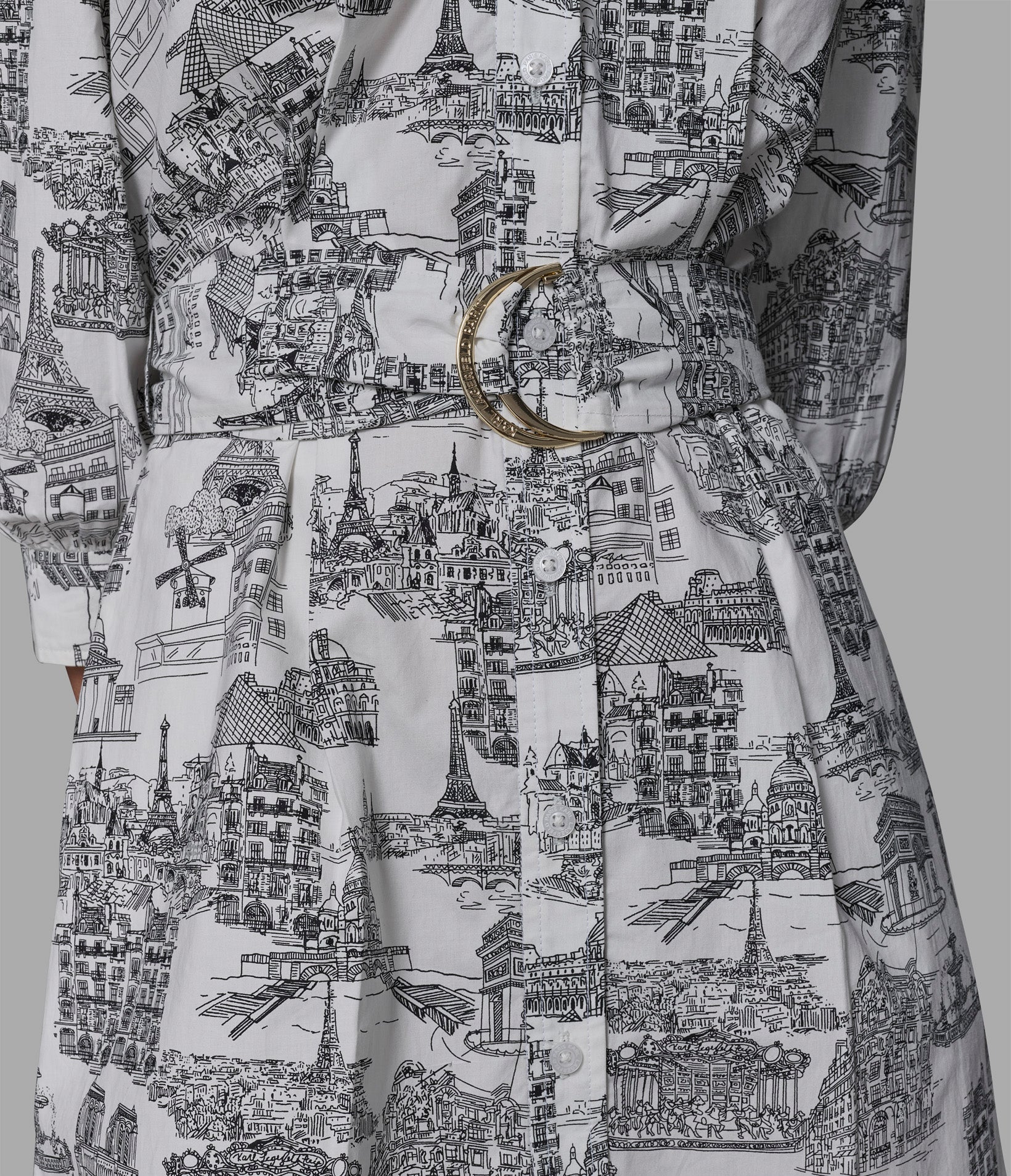 TOILE SKETCH SHIRT DRESS VIEW 6 | New Women's Clothing