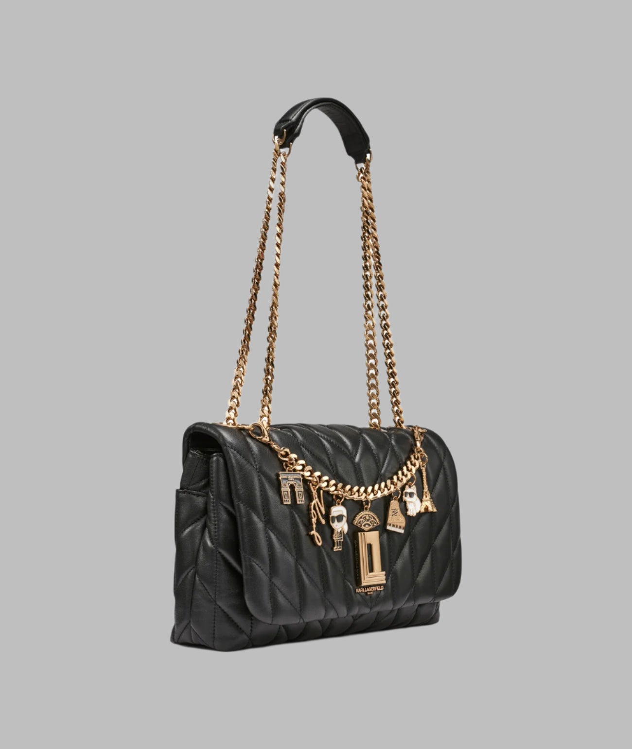 LAFAYETTE SHOULDER BLACK WITH CHARMS VIEW 3 | Best Sellers Shop