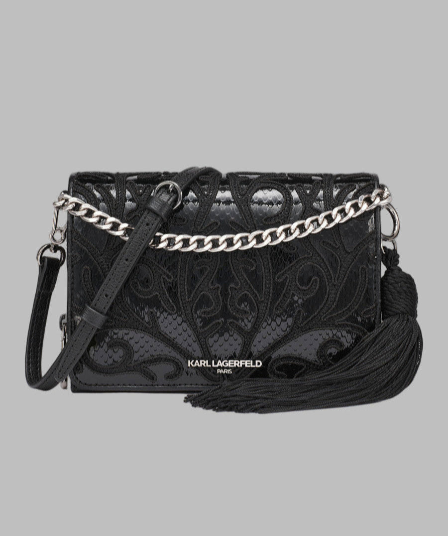 LOURDES CROSSBODY  BLACK EMBRIODERED View 1 | Women's Bags Sale