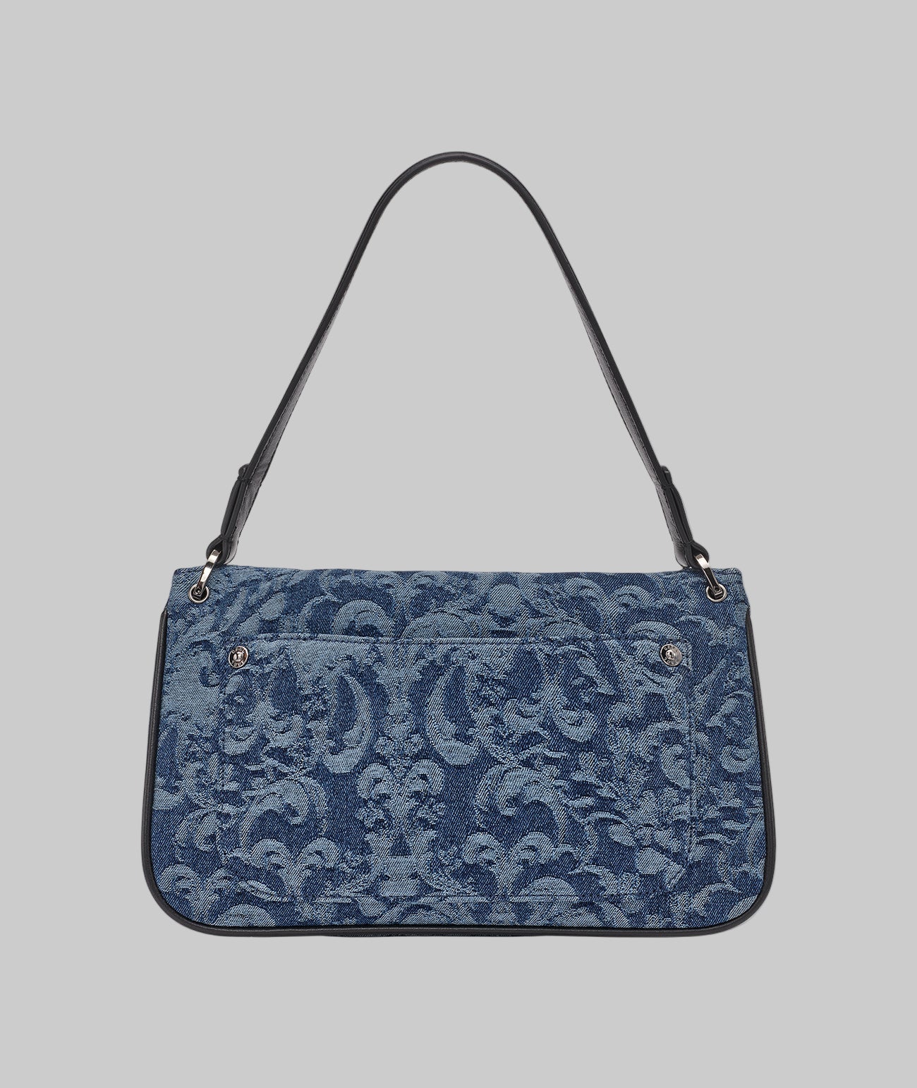 NADINE DENIM JACQUARD SHOULDER BAG VIEW 3 | Women's Bags