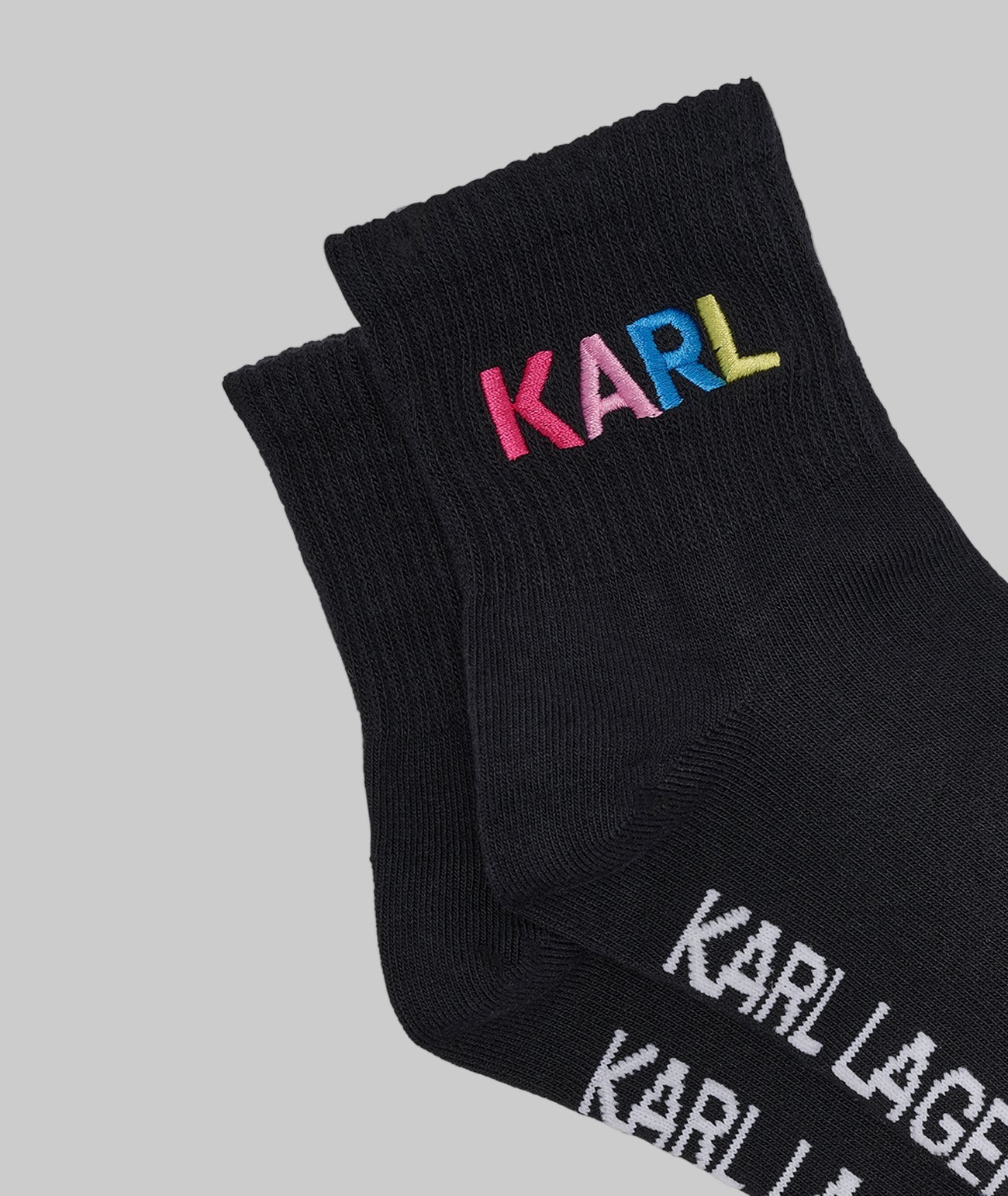 COLORFUL LOGO EMBROIDERED ANKLE SOCK 2-PACK VIEW 3 | Women's Sale