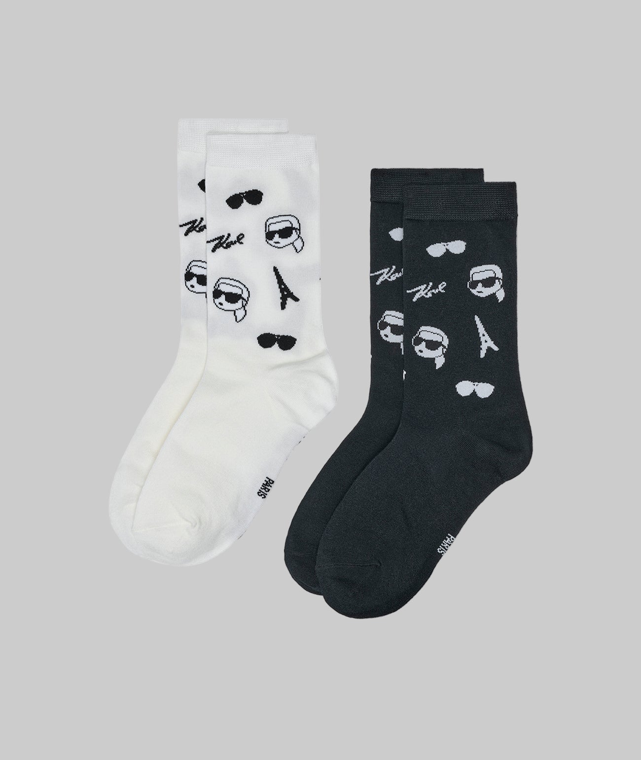 KARL ICONS CREW SOCKS 2-PACK View 2 | Women's Accessories