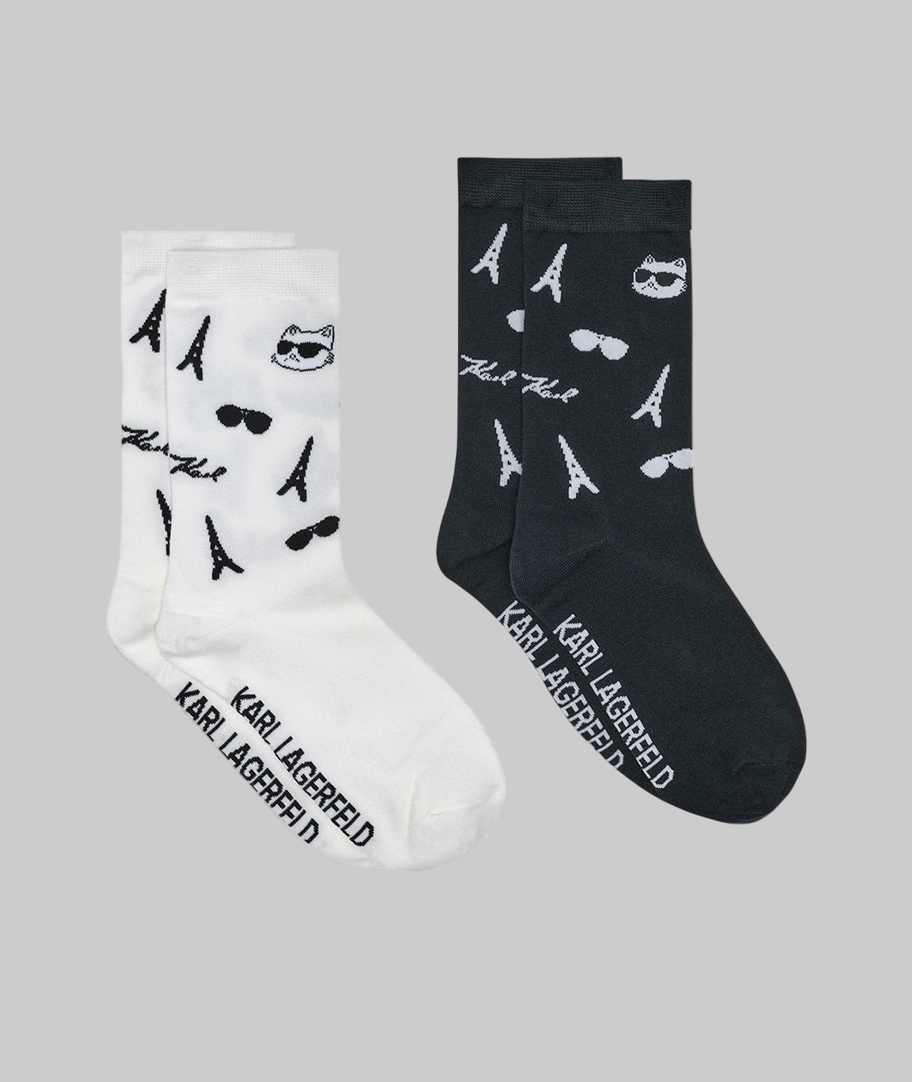 KARL ICONS CREW SOCKS 2-PACK View 1 | Women's Accessories