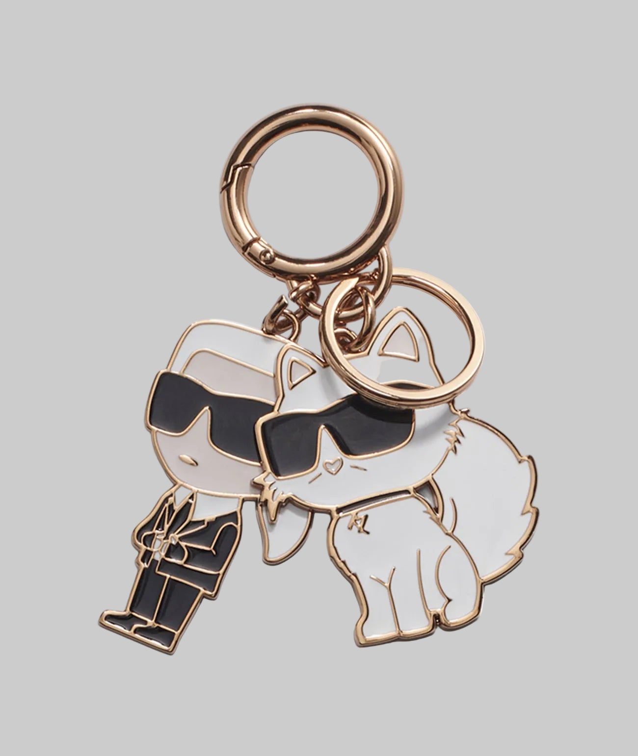 KARL & CHOUPETTE DUO BAG CHARM View 1 | Women's Accessories