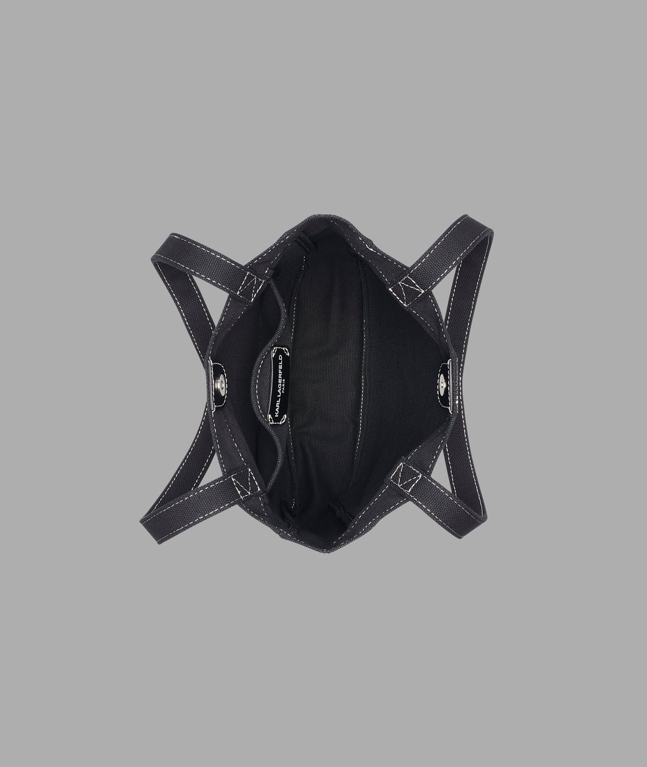 CANNES KARL & CHOUPETTE CANVAS TOTE VIEW 4 | Women's Totes