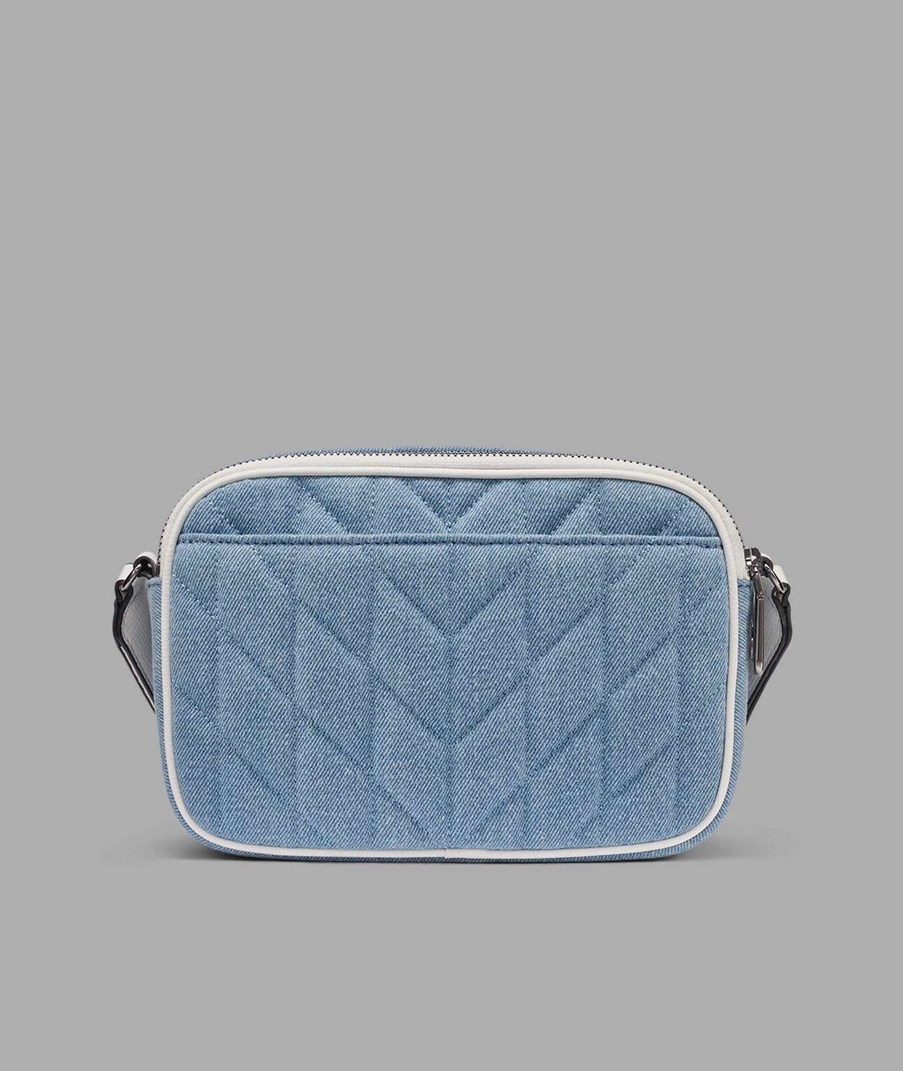 MAYBELLE DENIM CROSSBODY WITH PARIS PINS VIEW 3 | New Arrivals