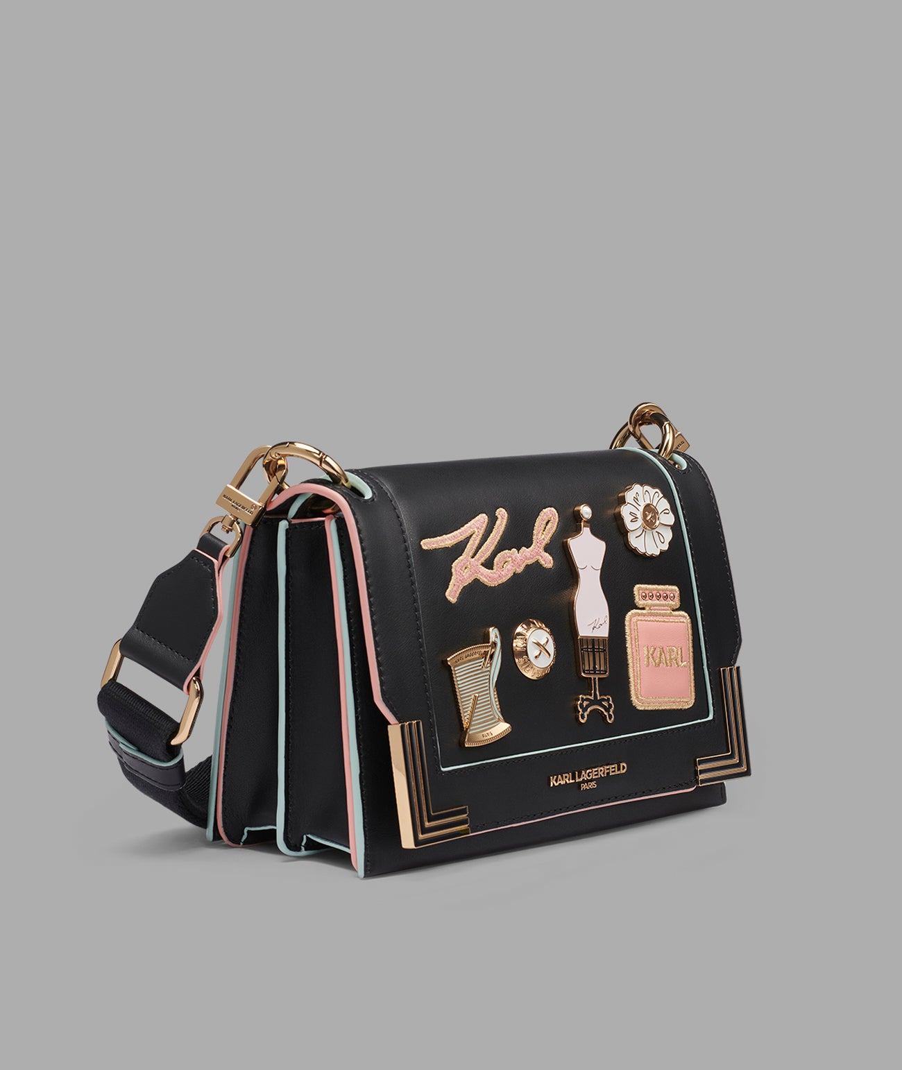 CAMILLE SHOULDER WITH OVERSIZED FASHION PINS View 2 | Women's Shoes