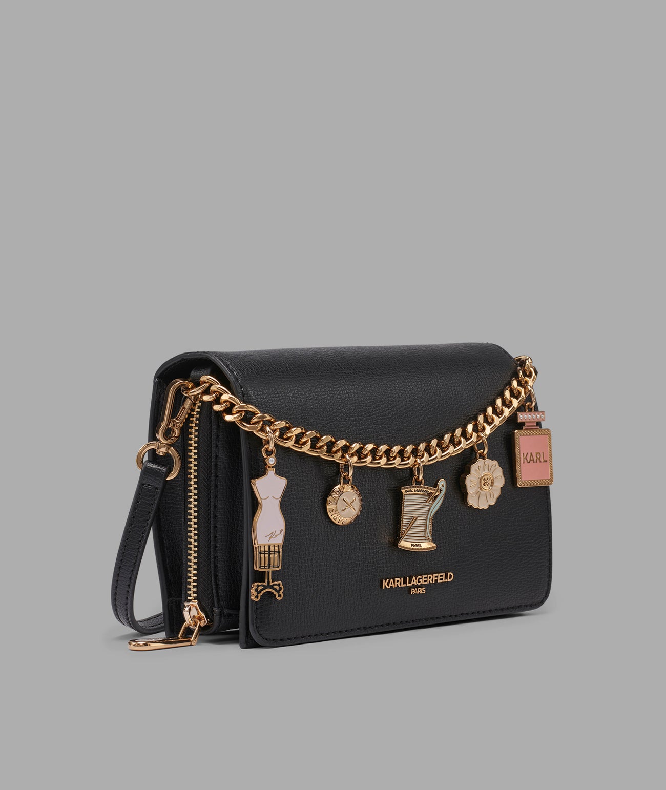 LOURDES CROSSBODY WITH FASHION CHAIN View 2 | Women's Crossbody Bags