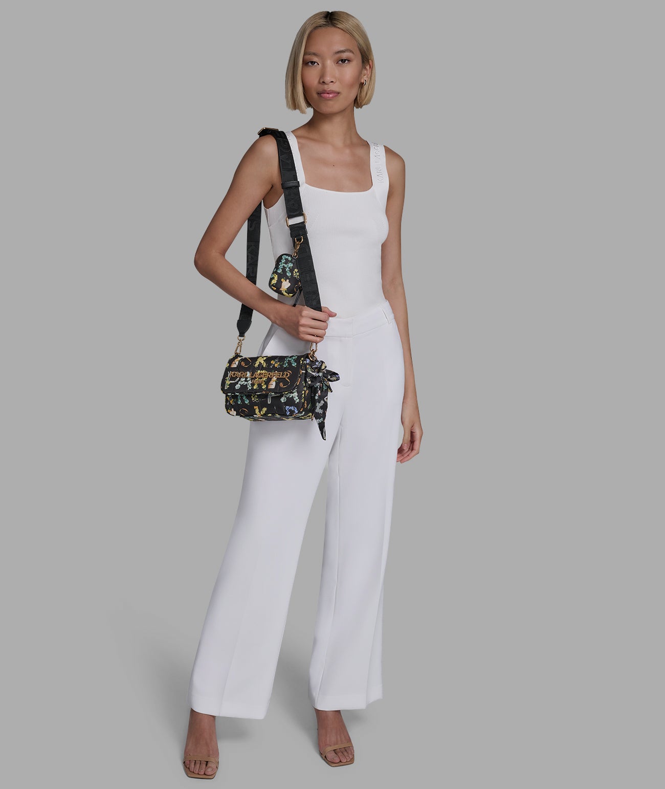 VOYAGE LOGO CROSSBODY WITH BOW VIEW 7