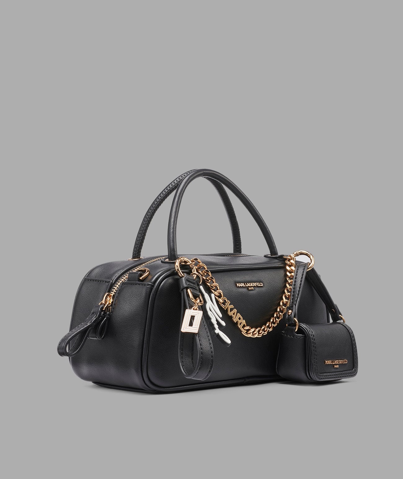 ZAYLIA MINI SATCHEL WITH CHAIN & MINI BAG VIEW 3