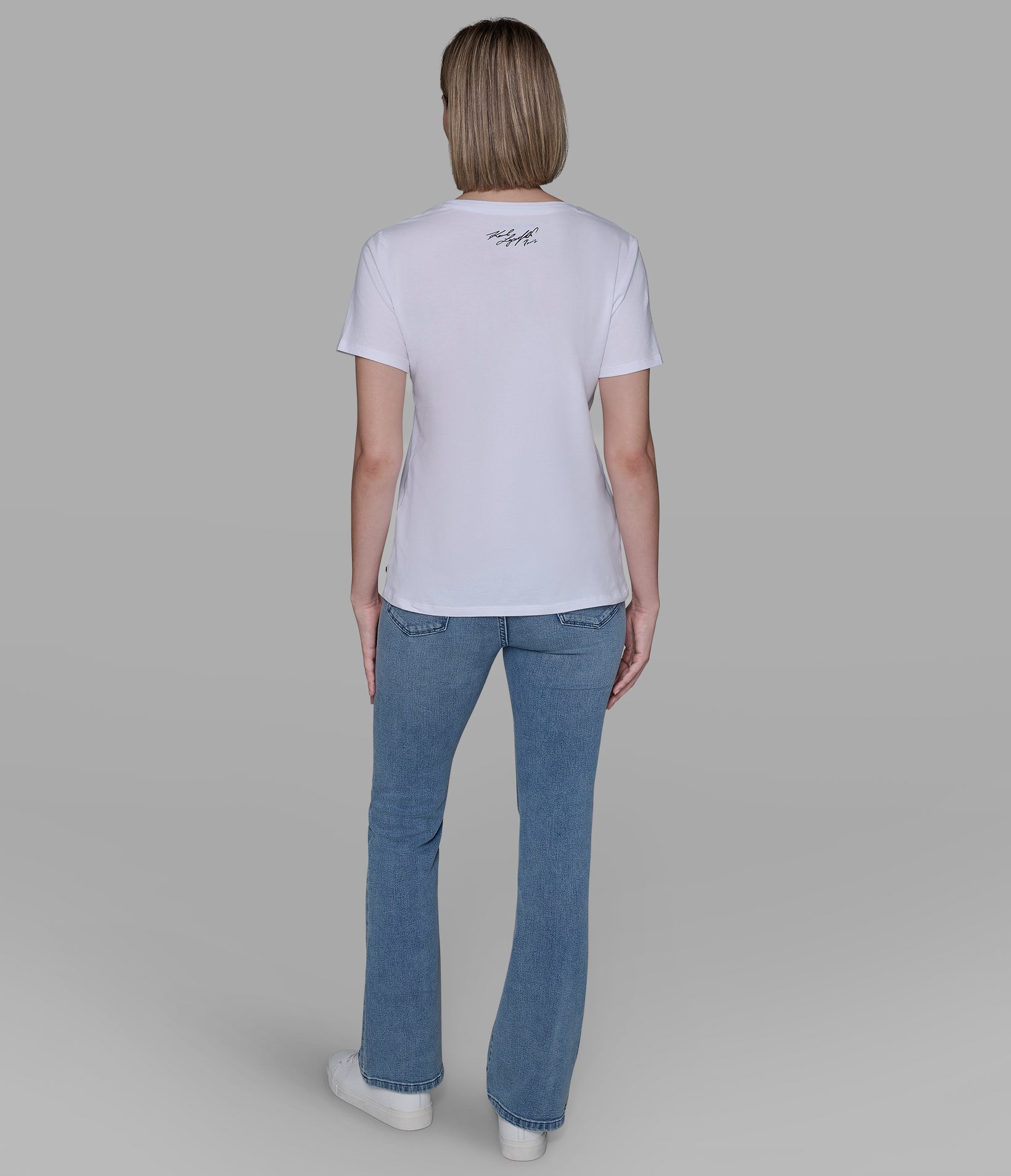 CHOUPETTE SEQUIN LOGO TEE View 2 | Women's Tees & Tanks