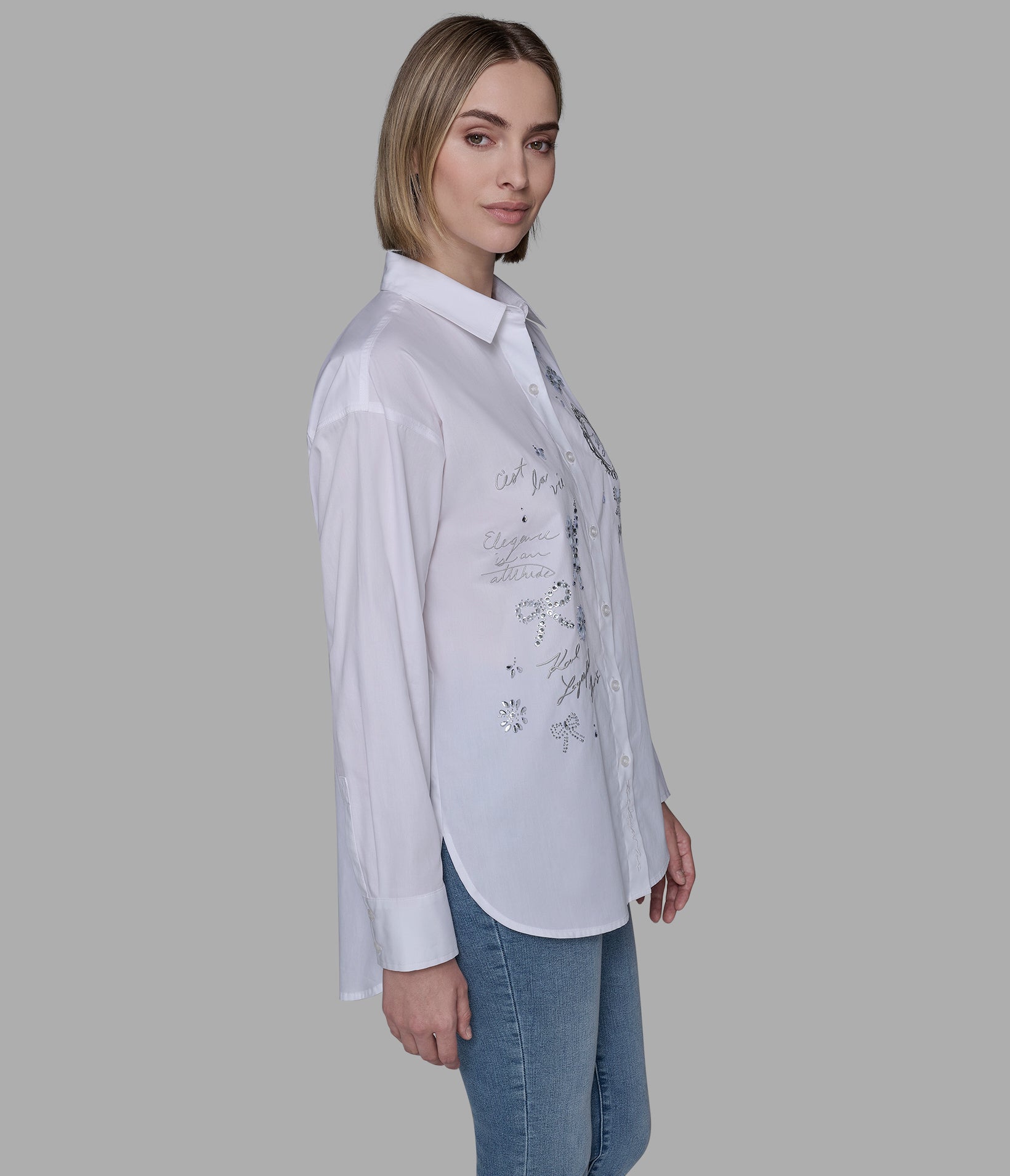 PARIS WHIMSY POPLIN SHIRT VIEW 3 | Women's Sale