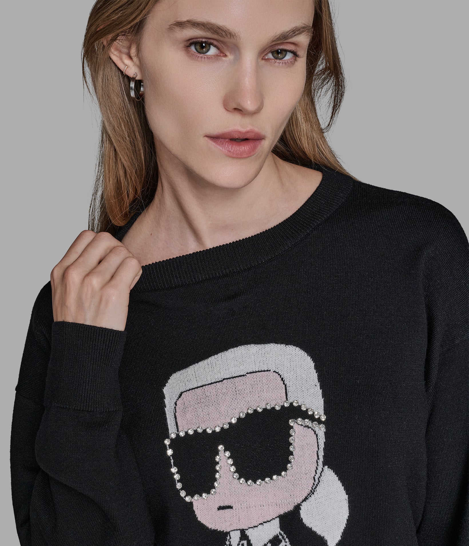 KARL CHARACTER SWEATER VIEW 5 | New Arrivals