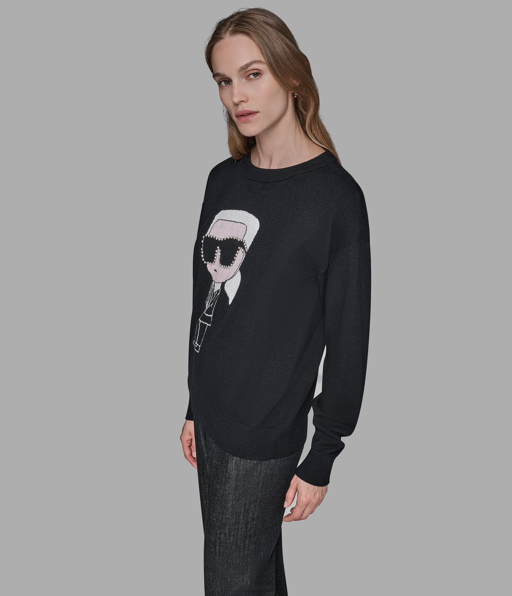KARL CHARACTER SWEATER VIEW 4 | New Arrivals