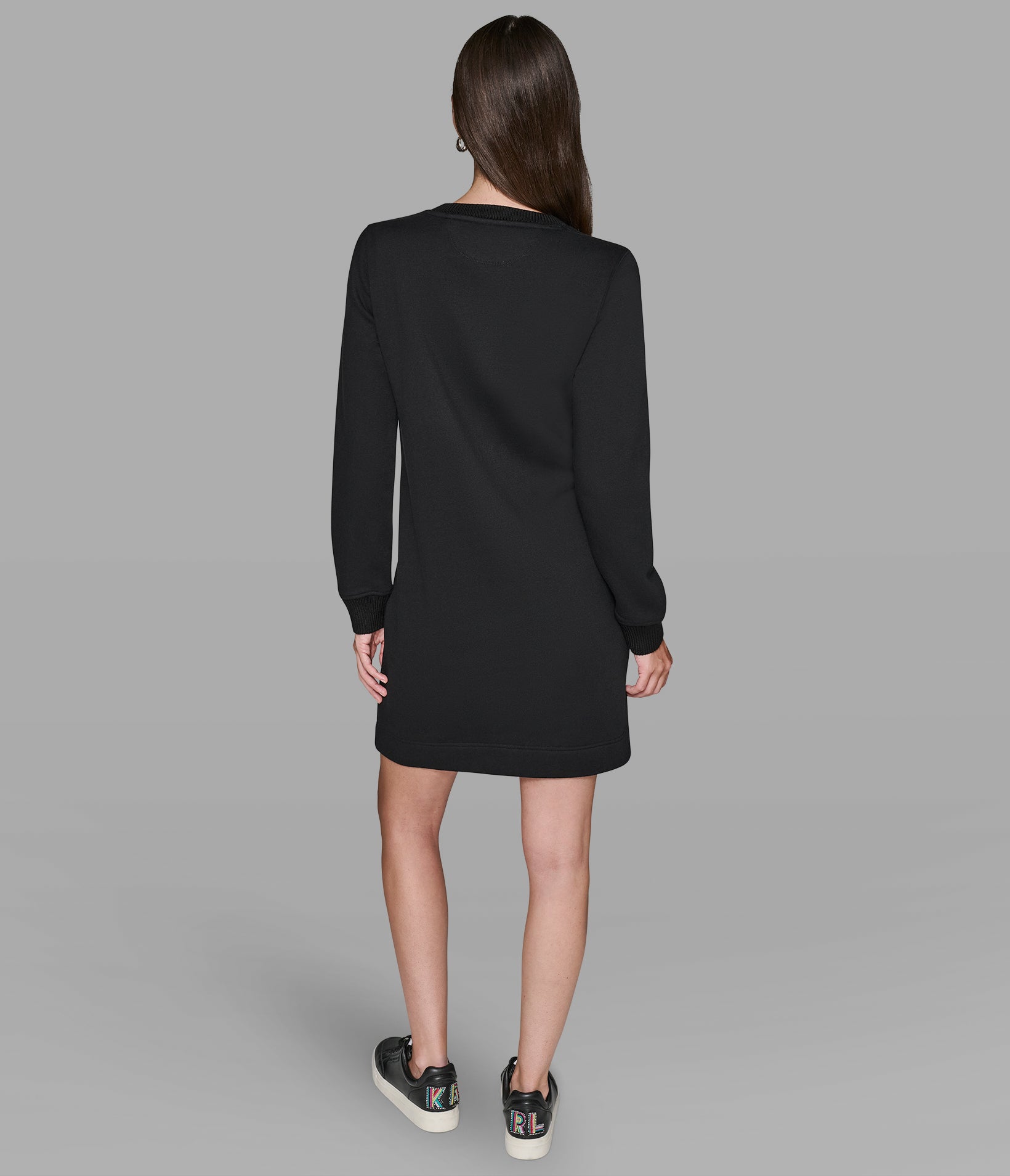 LOGO SWEATSHIRT DRESS View 2 | Best Sellers Shop
