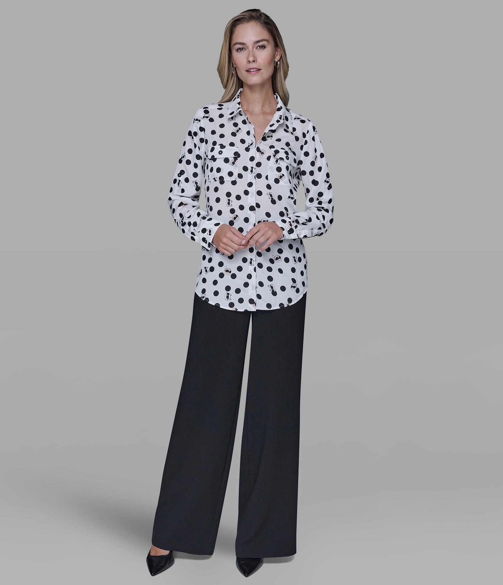 CHOUPETTE AND KARL WHIMSY BLOUSE VIEW 4