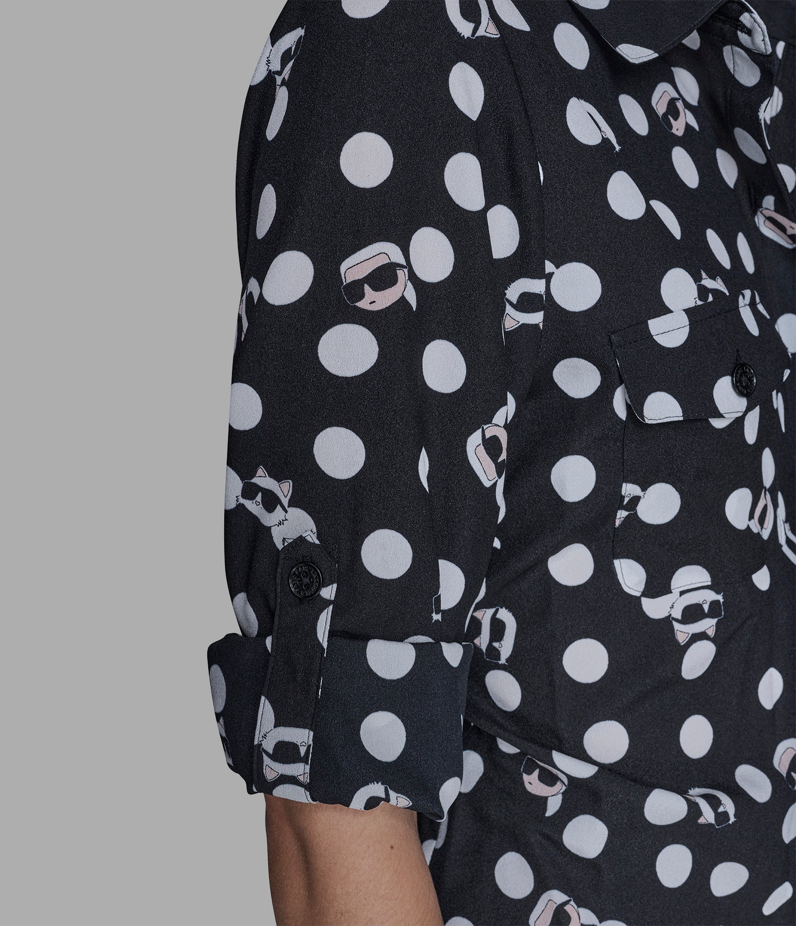 CHOUPETTE AND KARL WHIMSY BLOUSE VIEW 6 | Women's Sale