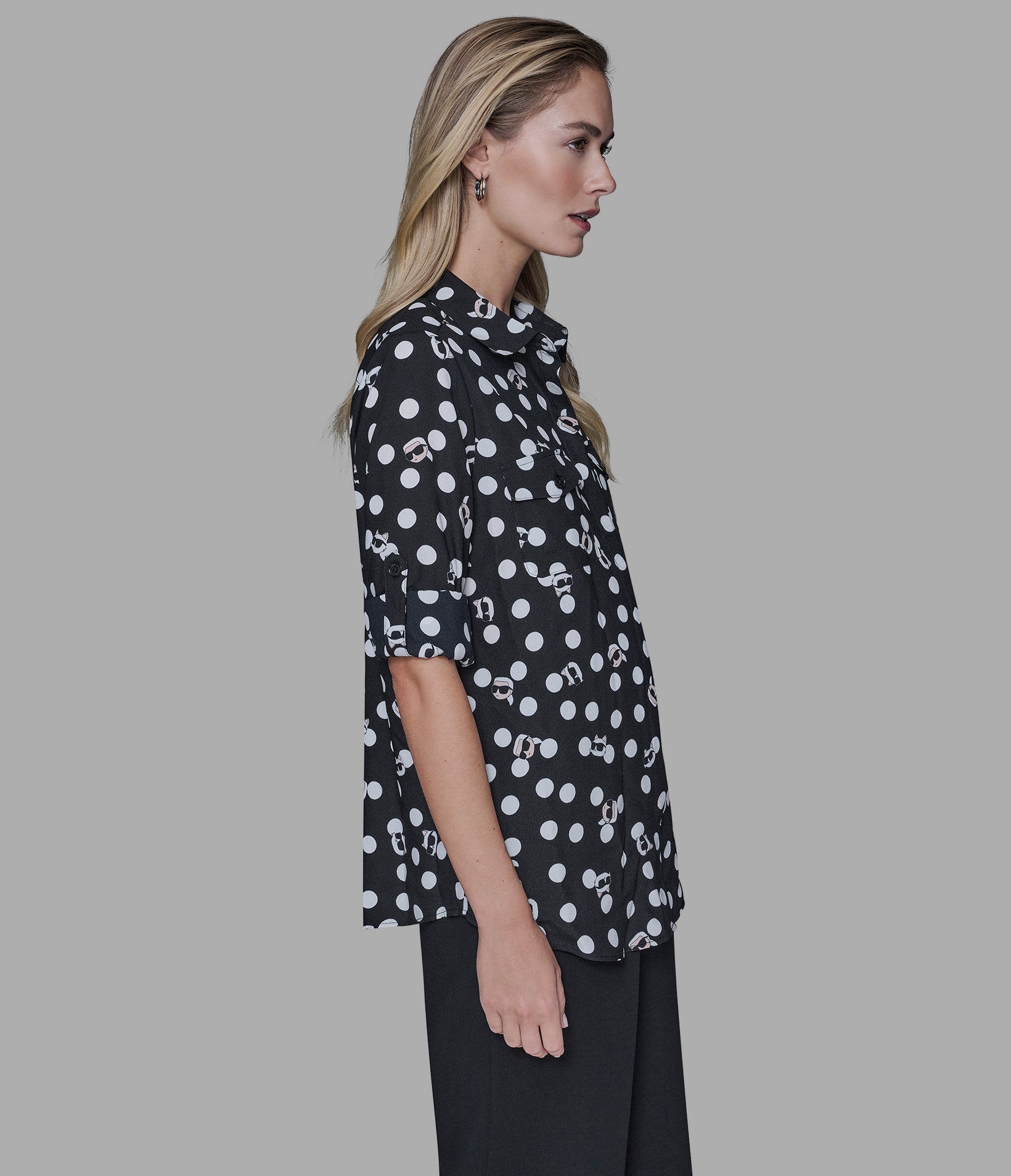 CHOUPETTE AND KARL WHIMSY BLOUSE VIEW 3 | Women's Sale