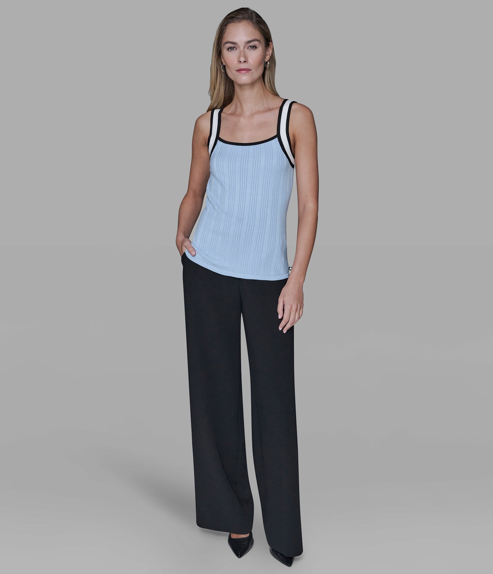 RIBBED SWEATER TANK VIEW 4 | Women's Tops & Sweaters
