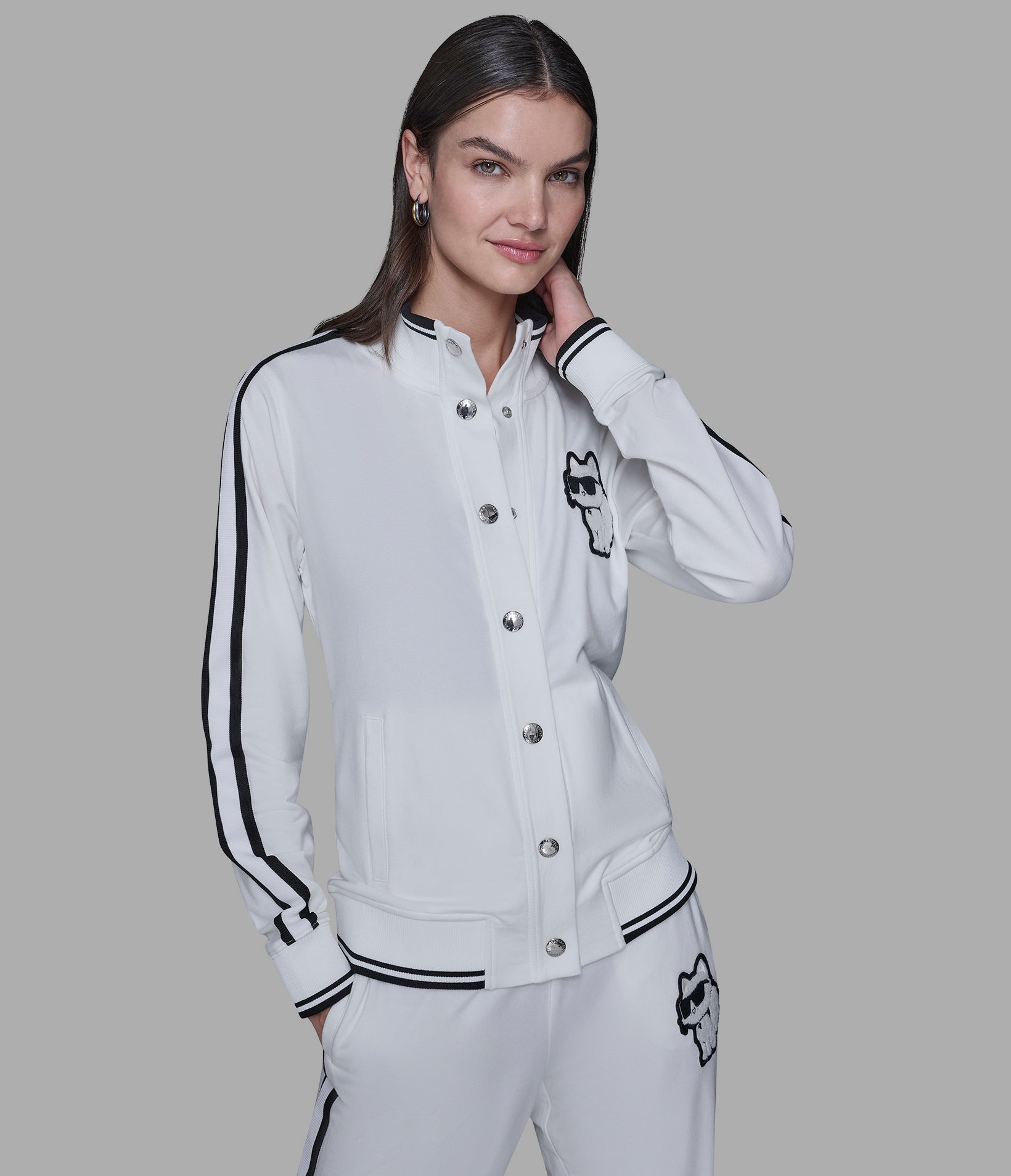 CHOUPETTE PATCH TRACK JACKET View 1 | Women's Sale