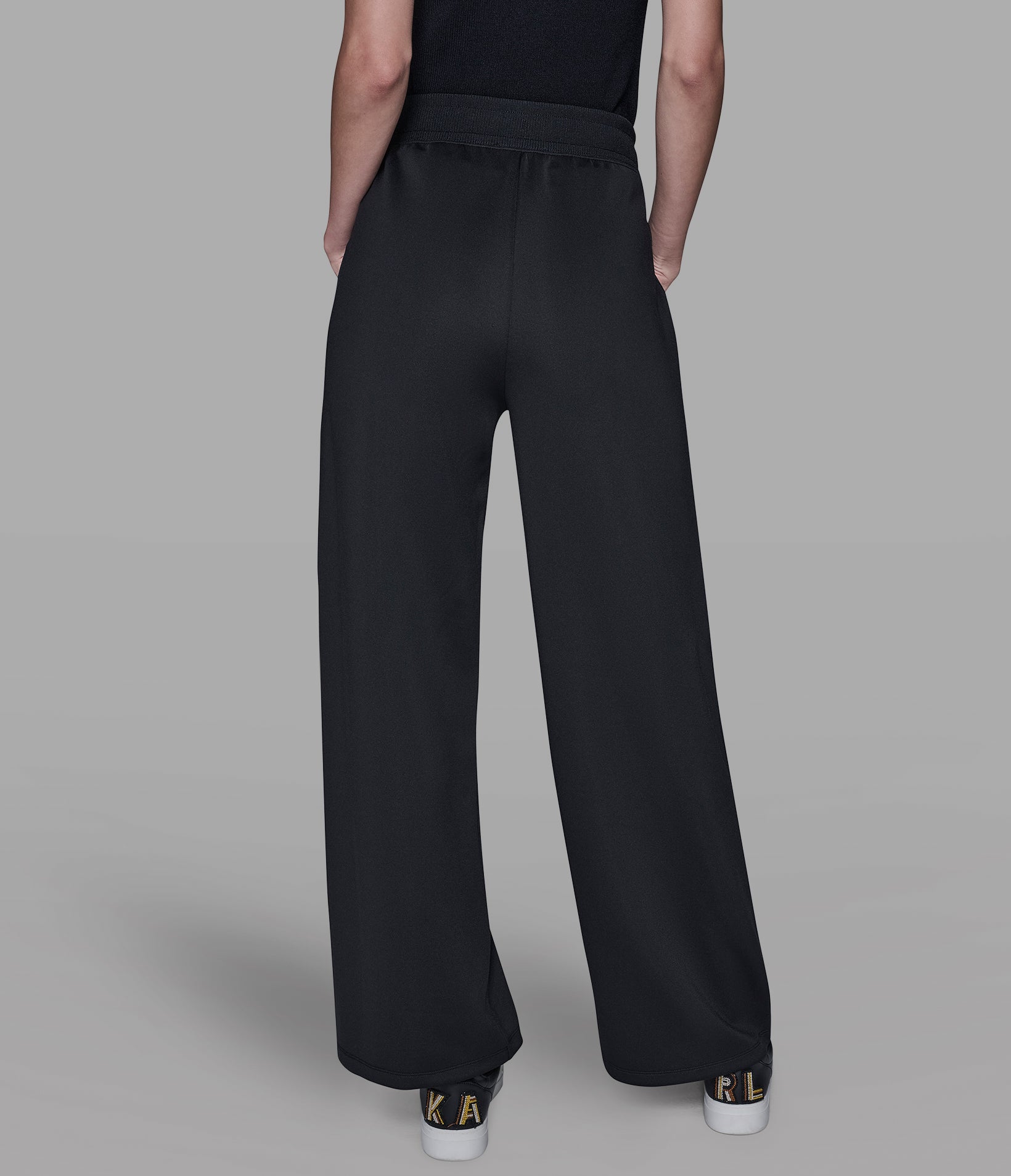 MULTI-COLOR LOGO TAPE TRACK PANT VIEW 3 | Women's Pants