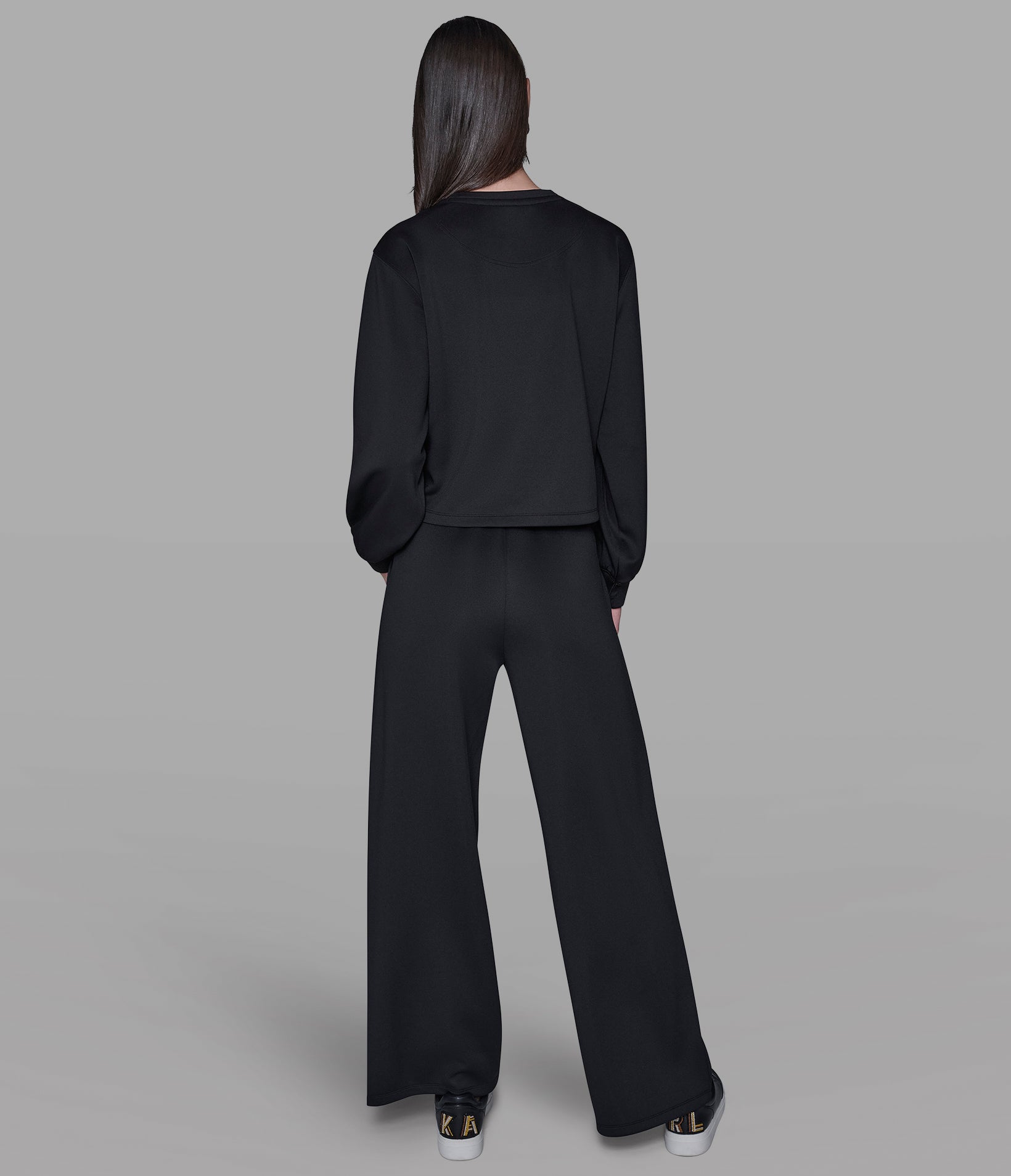 MULTI-COLOR LOGO SCUBA SWEATSHIRT VIEW 5 | Women's Athleisure & Activewear