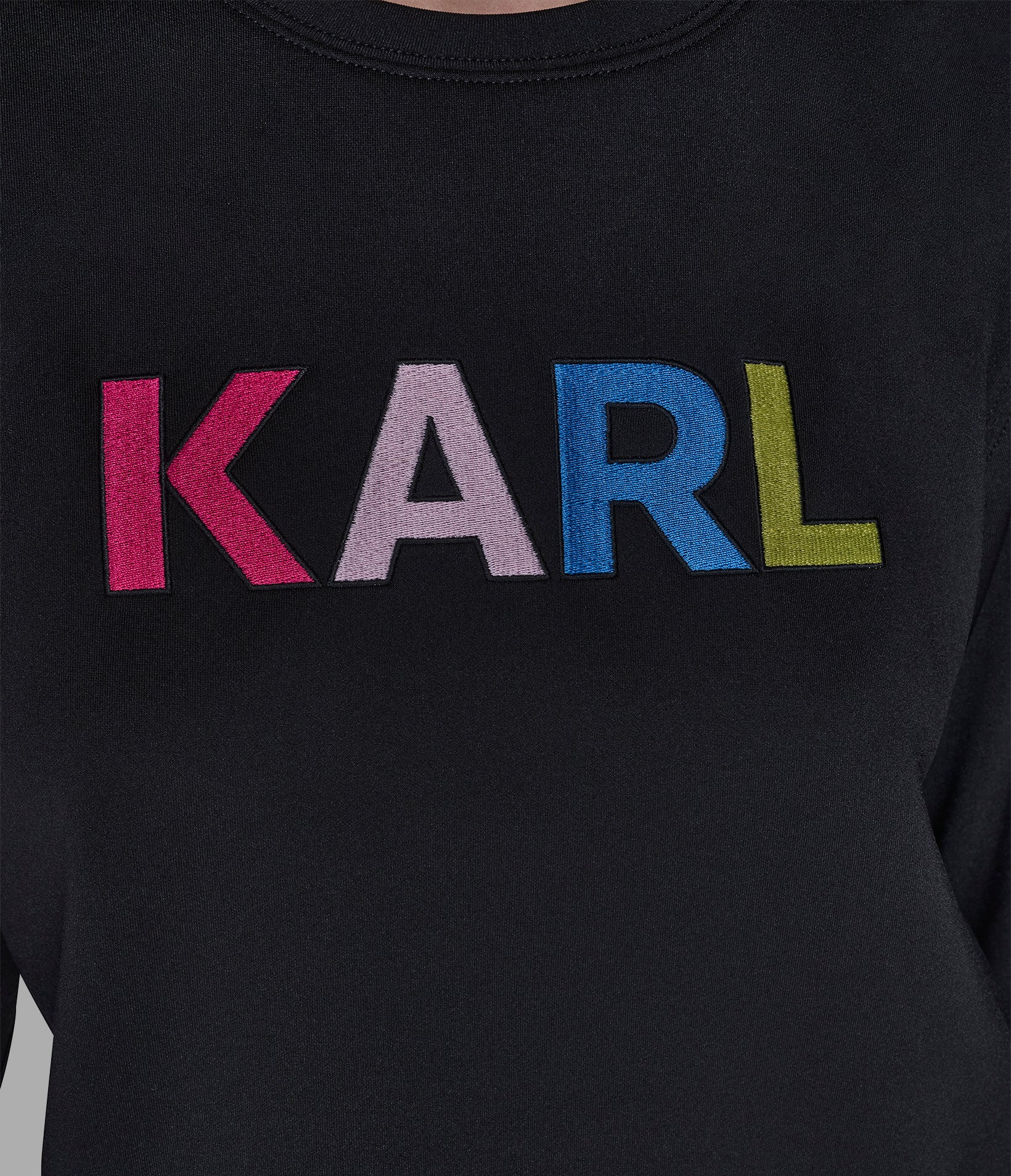 MULTI-COLOR LOGO SCUBA SWEATSHIRT VIEW 6 | Women's Athleisure & Activewear