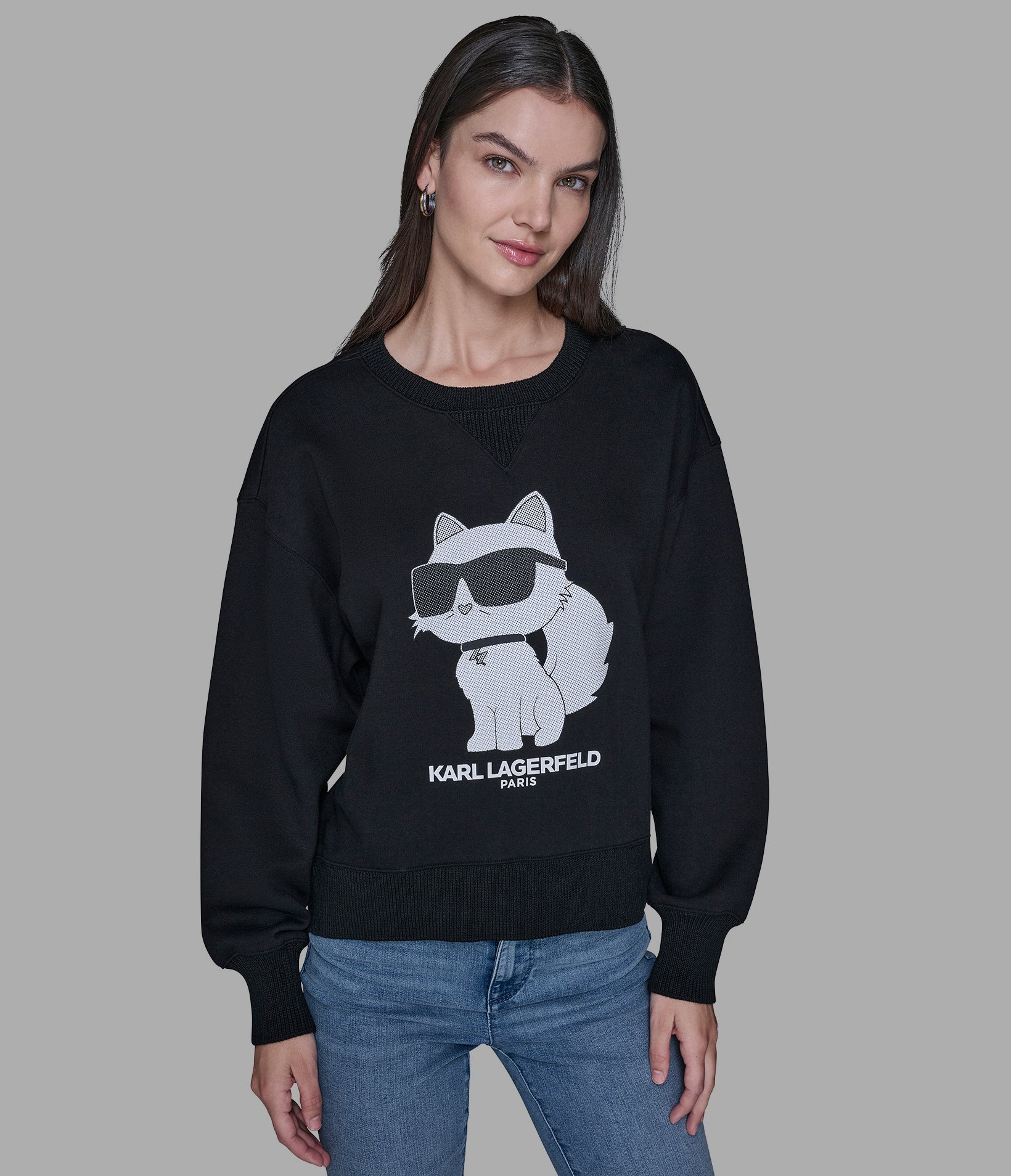 CHOUPETTE CREWNECK SWEATSHIRT View 1 | Women's Athleisure & Activewear