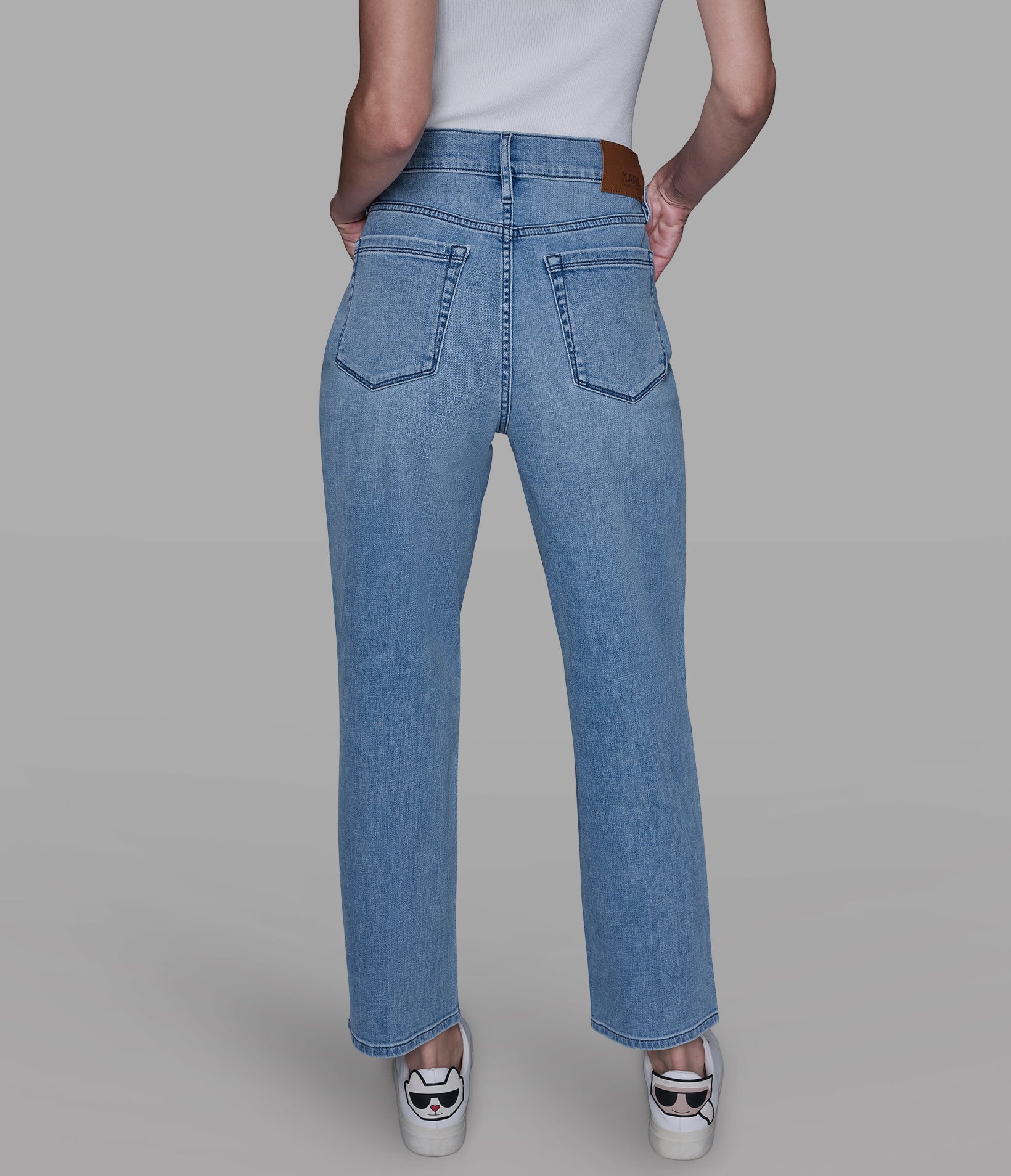 RHINESTONE TRIM JEAN View 2 | Women's Sale