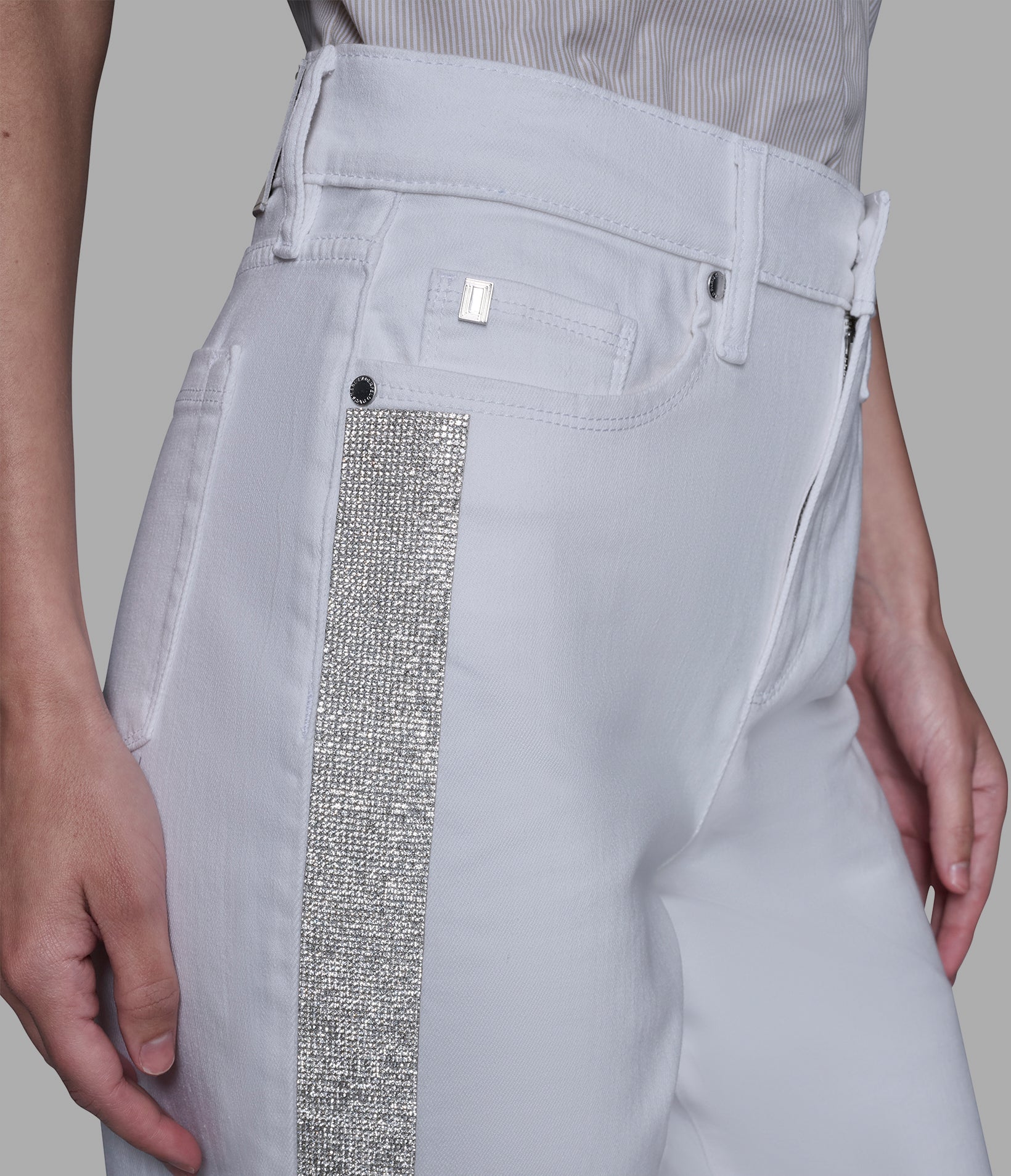 RHINESTONE TRIM JEAN VIEW 6 | Women's Sale