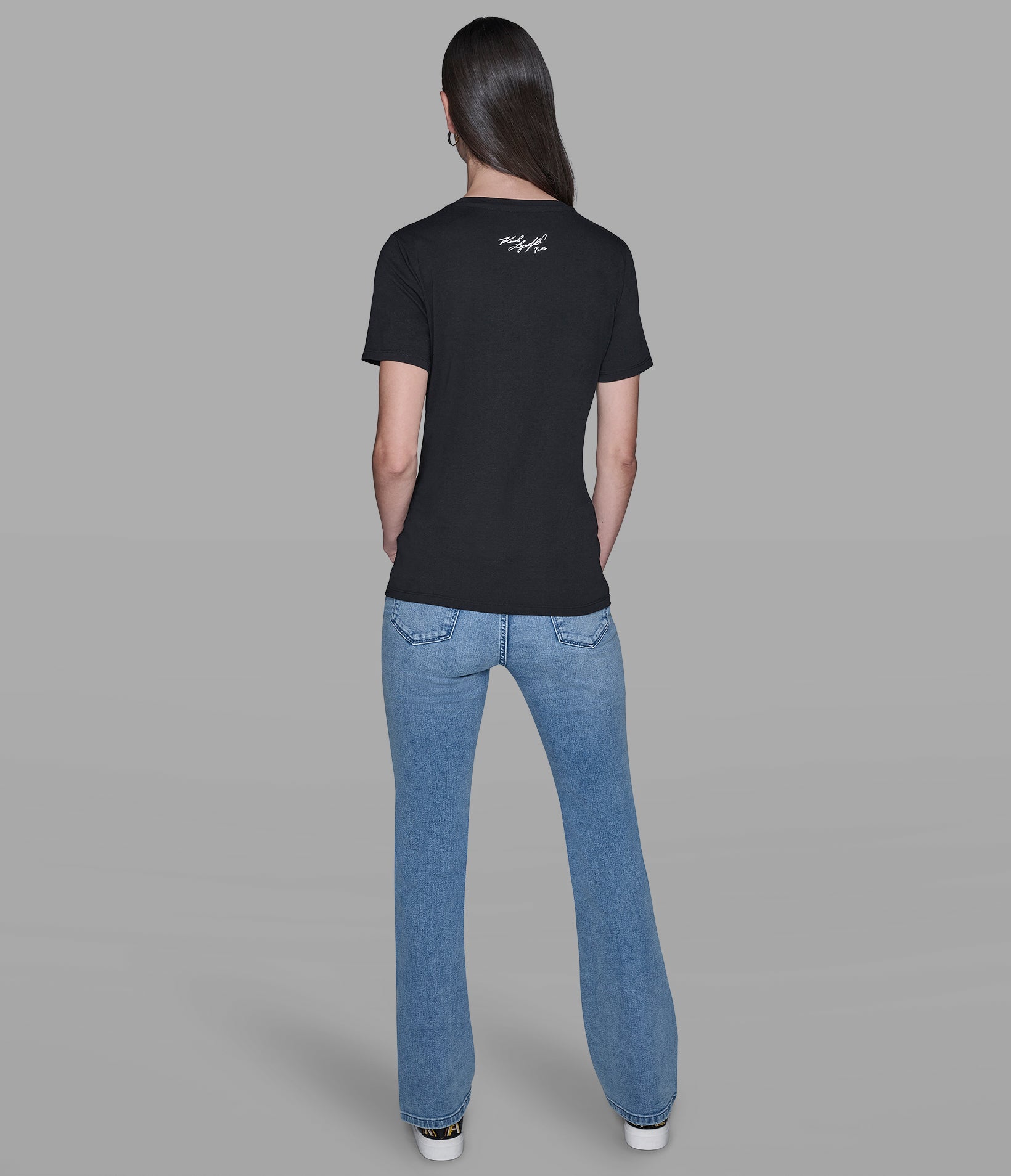 KARL SCRIPT TEE VIEW 5 | Women's Tees & Tanks