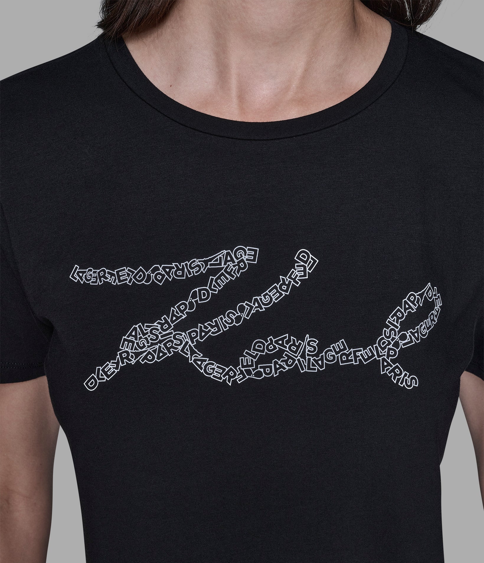 KARL SCRIPT TEE VIEW 6 | Women's Tees & Tanks