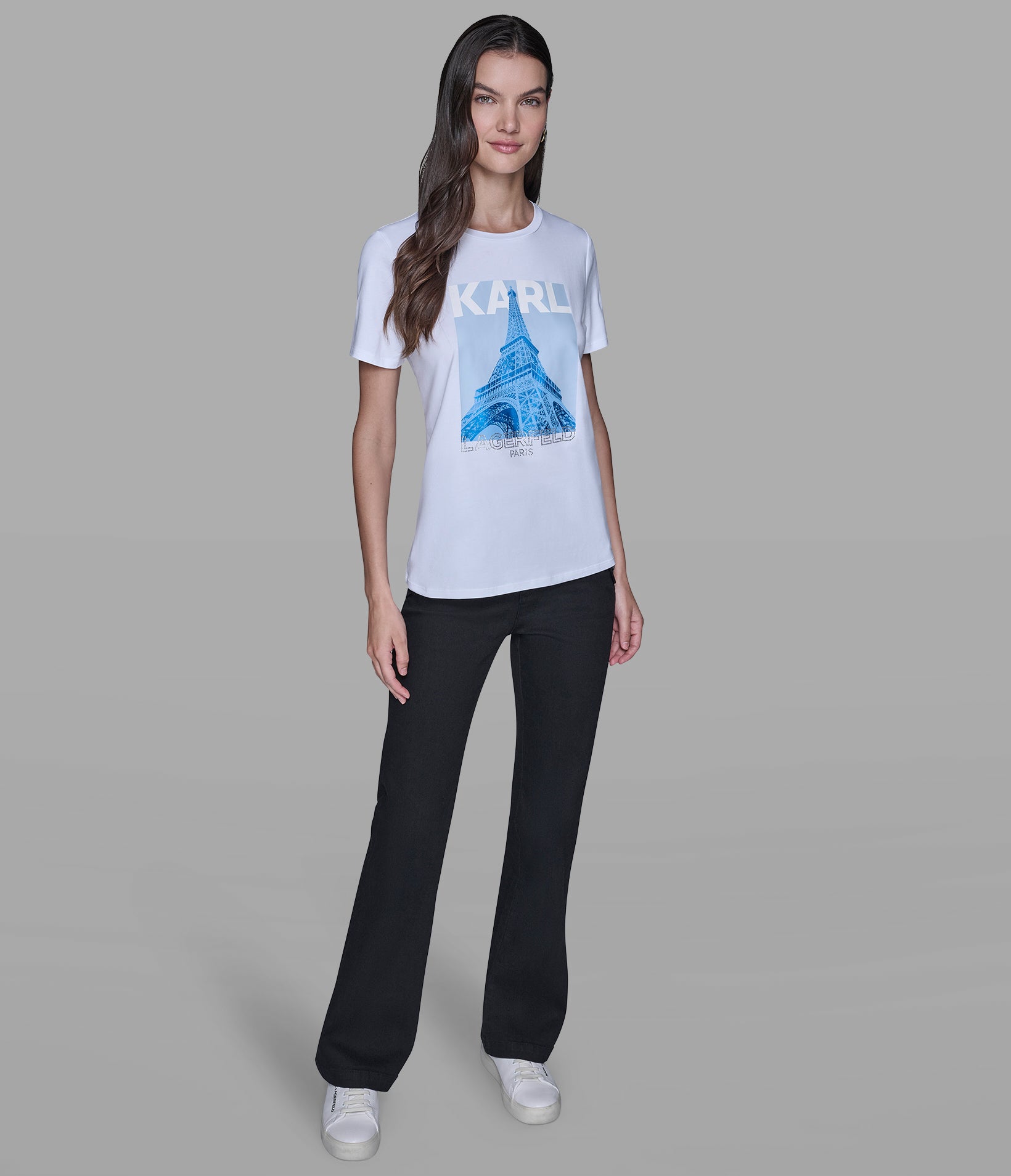 KARL EIFFEL TOWER TEE VIEW 5 | Women's Tees & Tanks