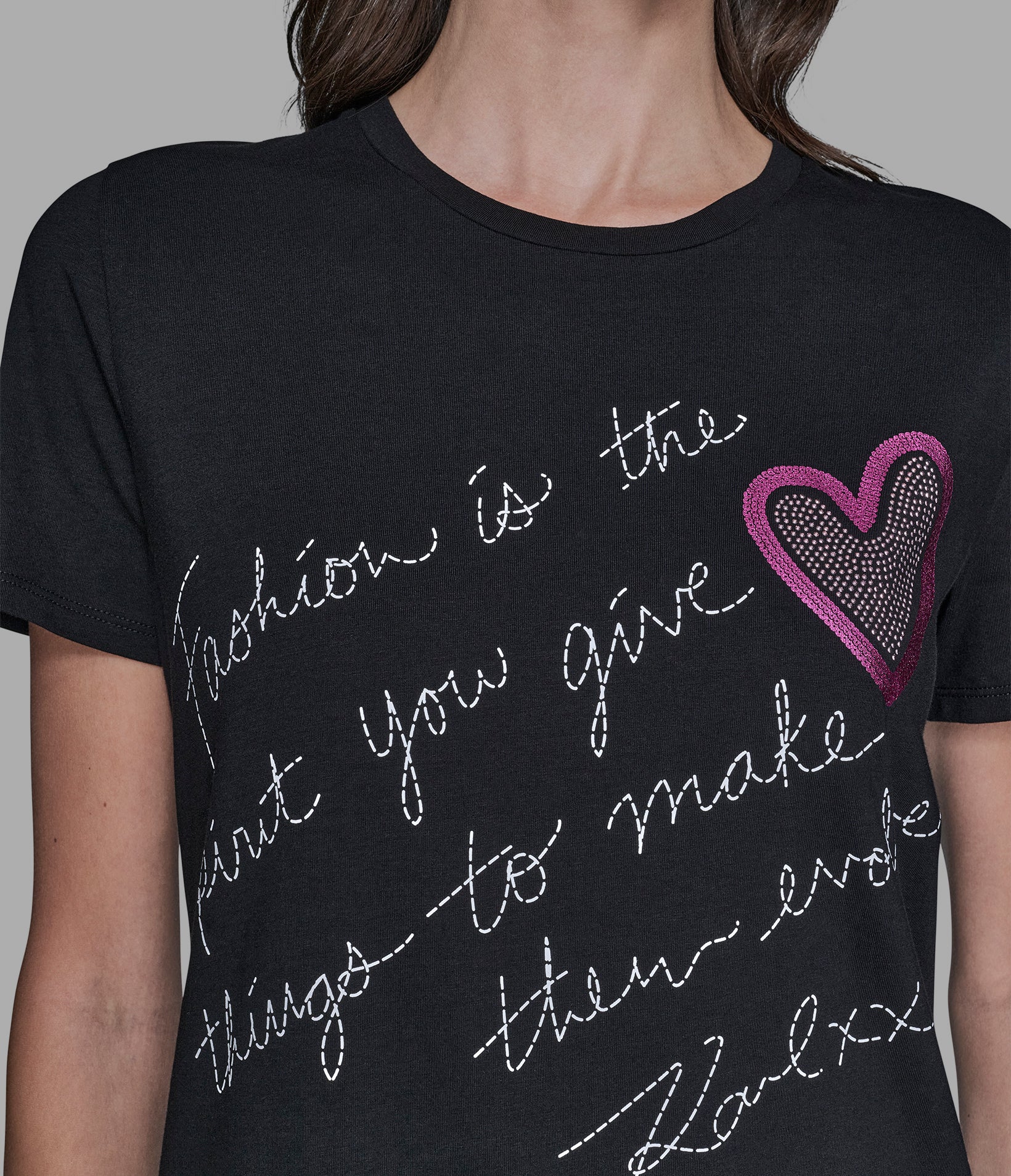 KARL QUOTE TEE VIEW 4 | Women's Tees & Tanks