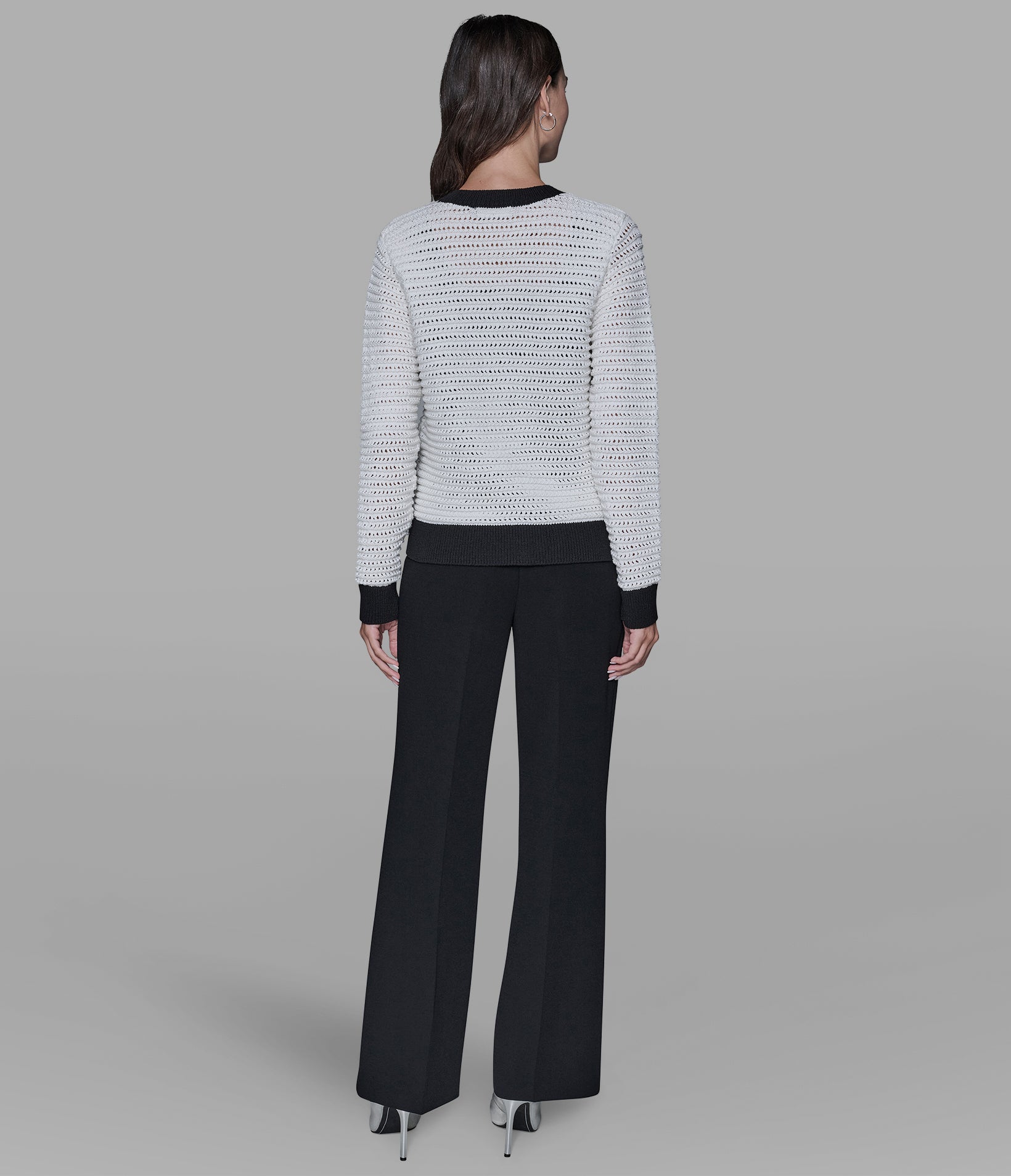 CROCHET KNIT CARDIGAN VIEW 5