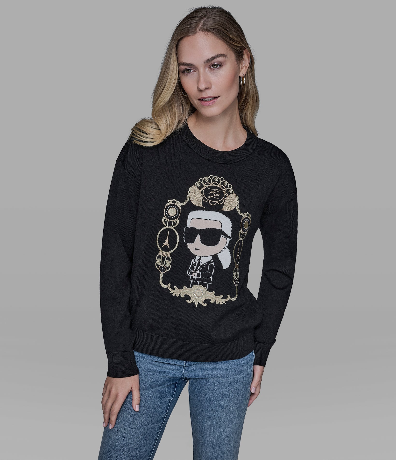 ROCOCO KARL SWEATER View 1 | Women's Tops & Sweaters
