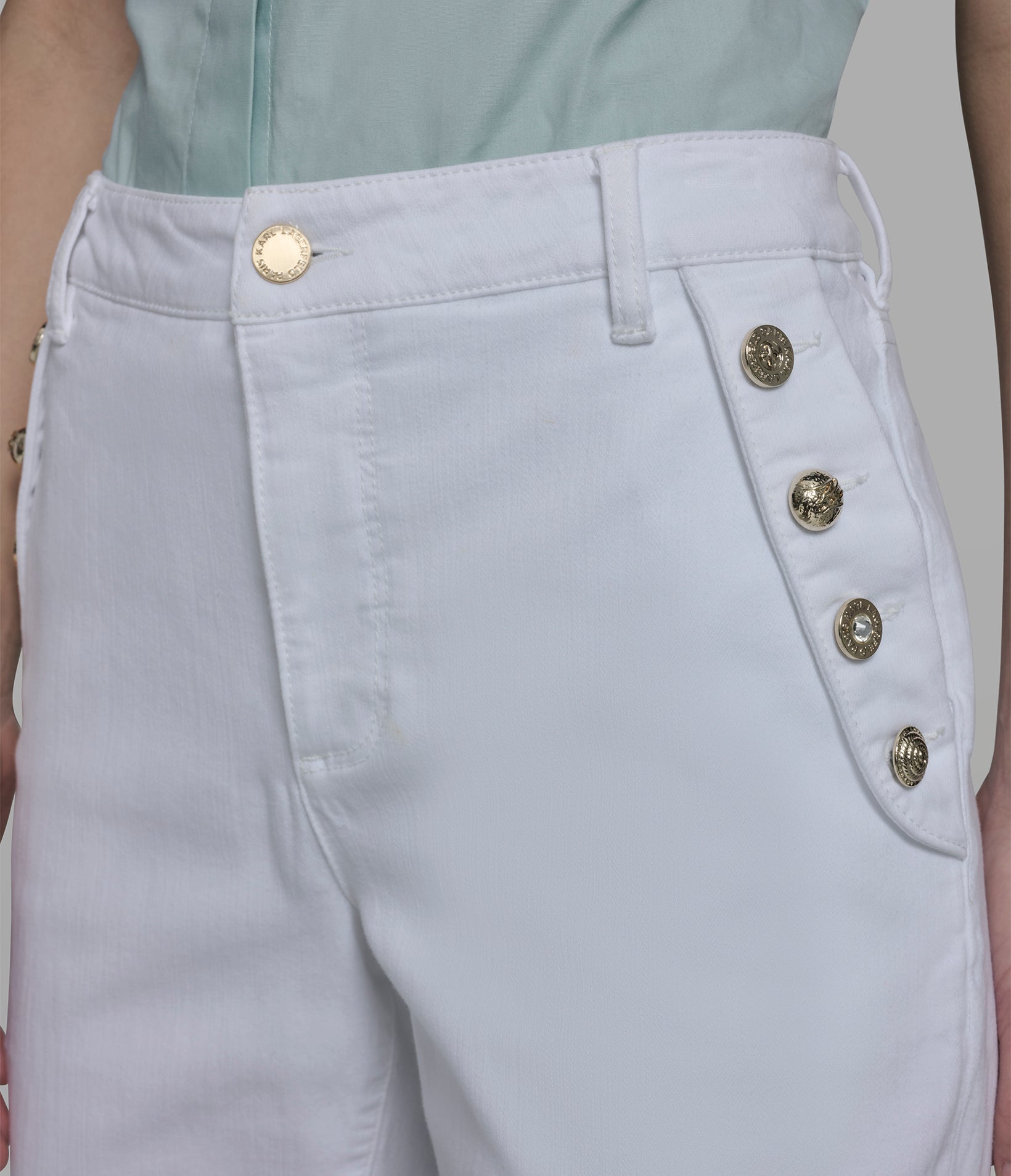 SAILOR BUTTON BOOTCUT JEAN VIEW 6 | Women's Denim