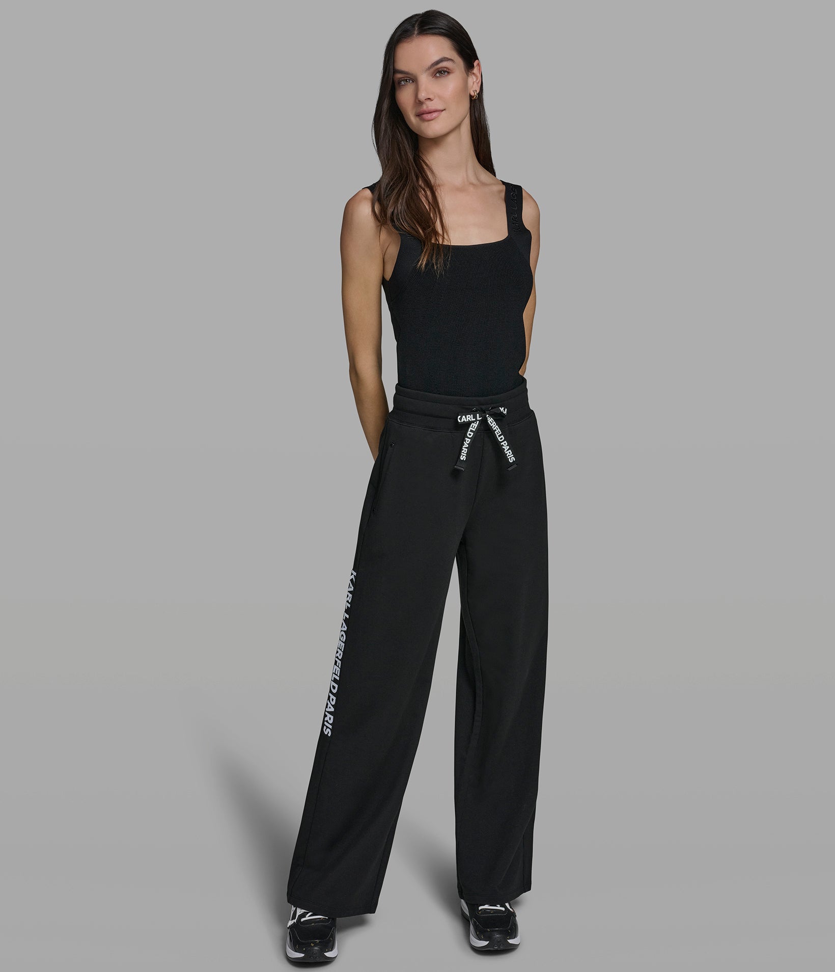 LOGO TAPE TRACK PANT VIEW 5 | Women's Pants & Skirts