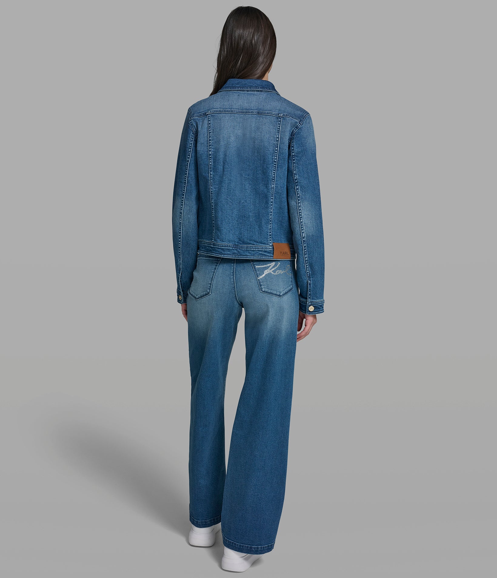 DENIM JACKET WITH PATCHES VIEW 6 | Jackets & Coats