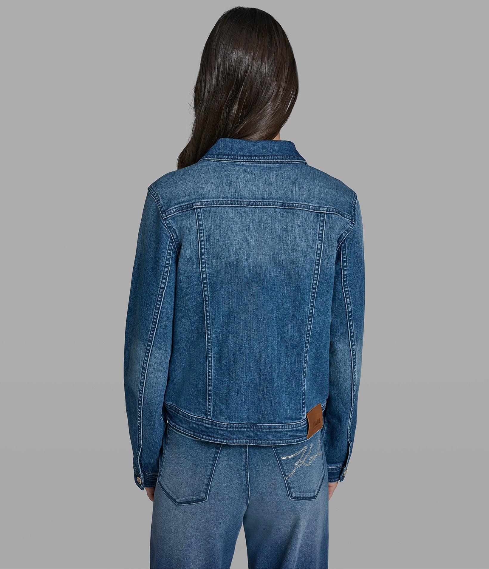 DENIM JACKET WITH PATCHES View 2 | Women's Clothing