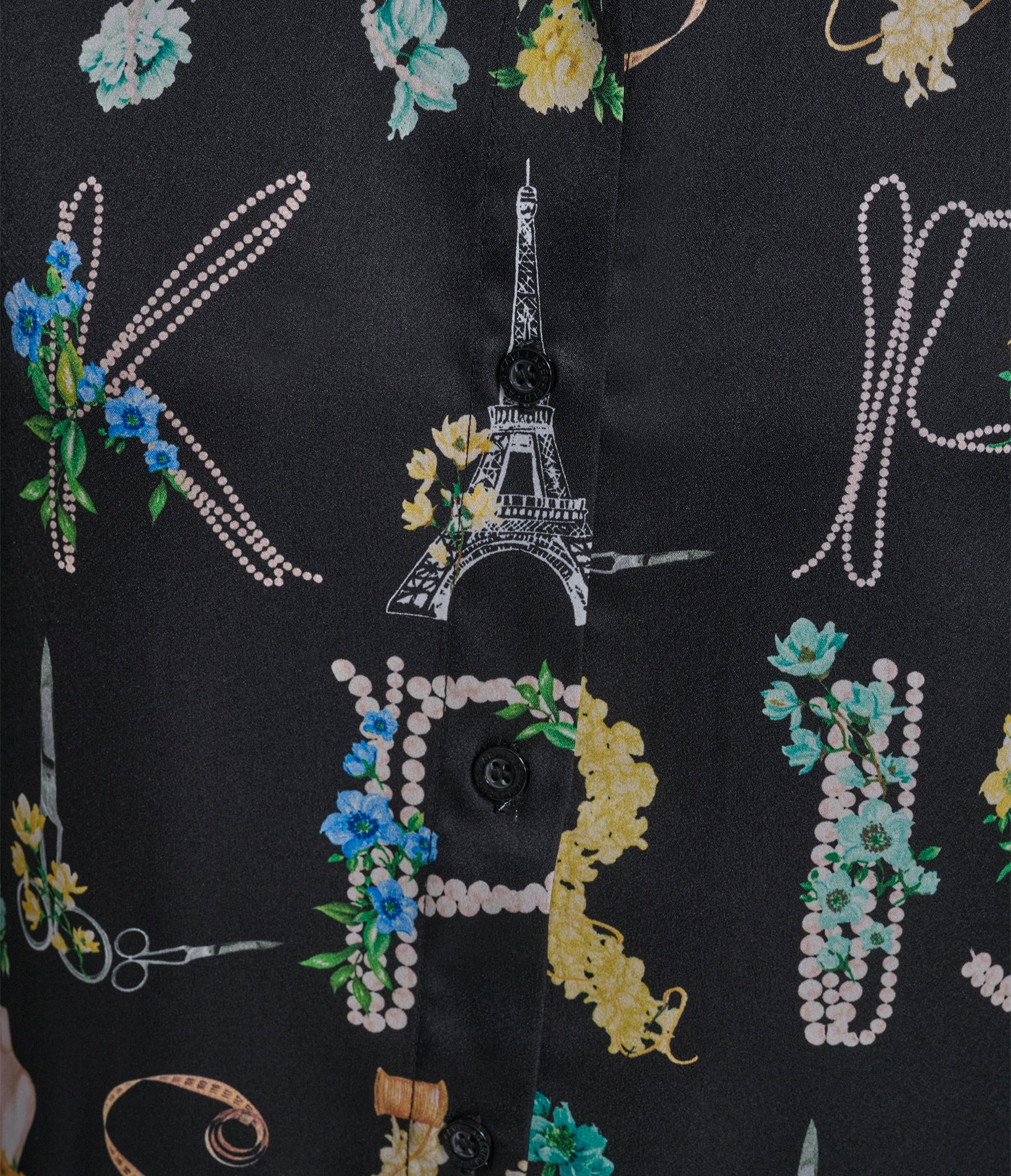 LONG SLEEVE KARL ATELIER PRINT BLOUSE VIEW 6 | New Arrivals