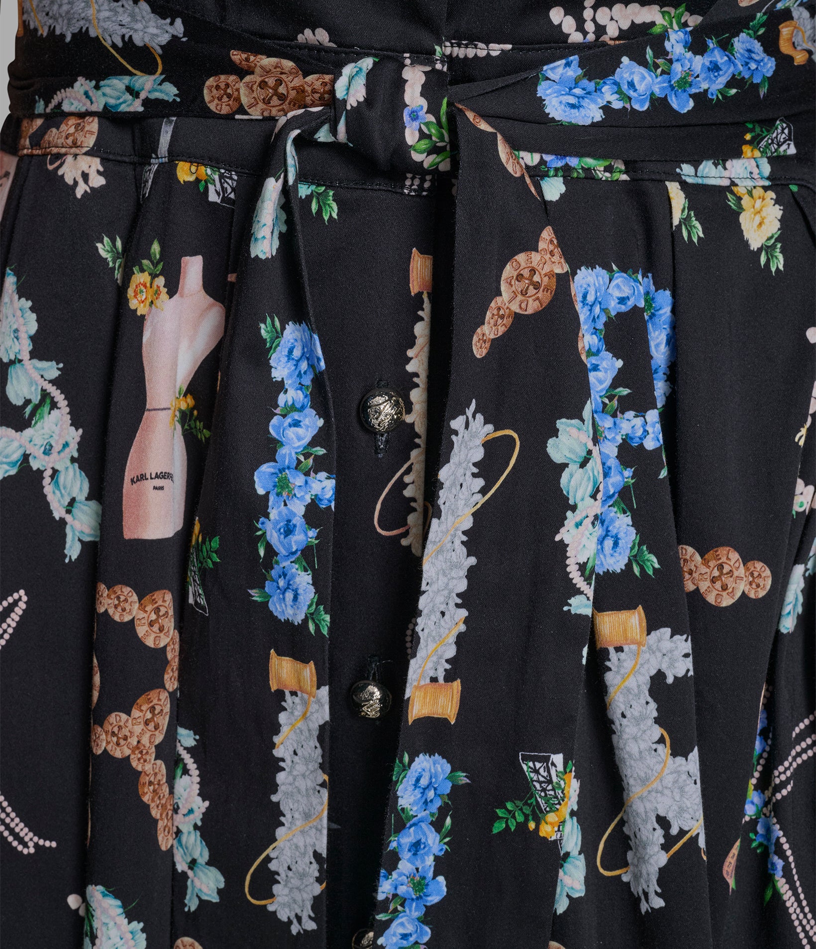 SHORT SLEEVE MIDI WRAP DRESS VIEW 5