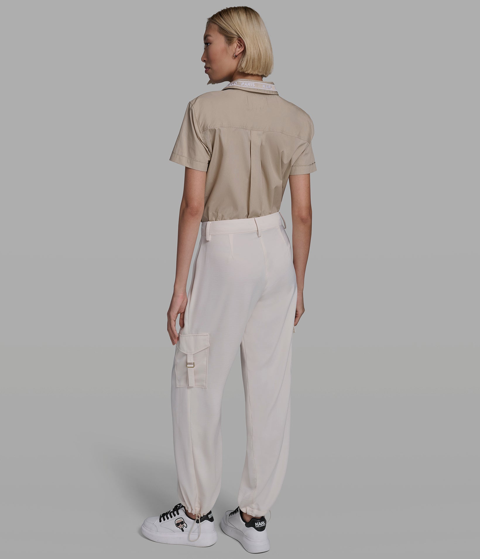 CO-ORD SILKY JOGGER PANT VIEW 5 | Women's Pants