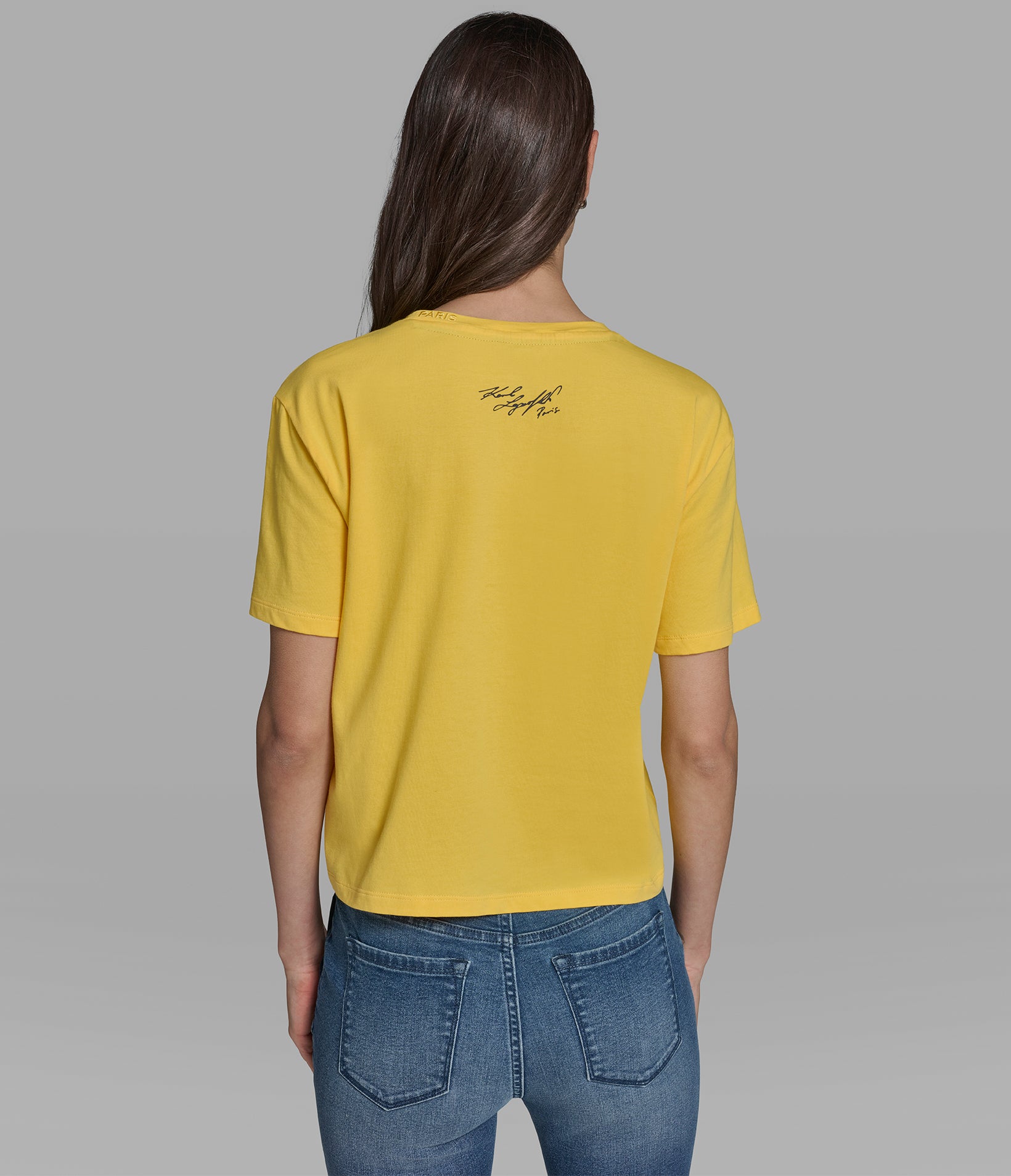 FLORAL FRAME KARL TEE View 2 | Women's Tees & Tanks