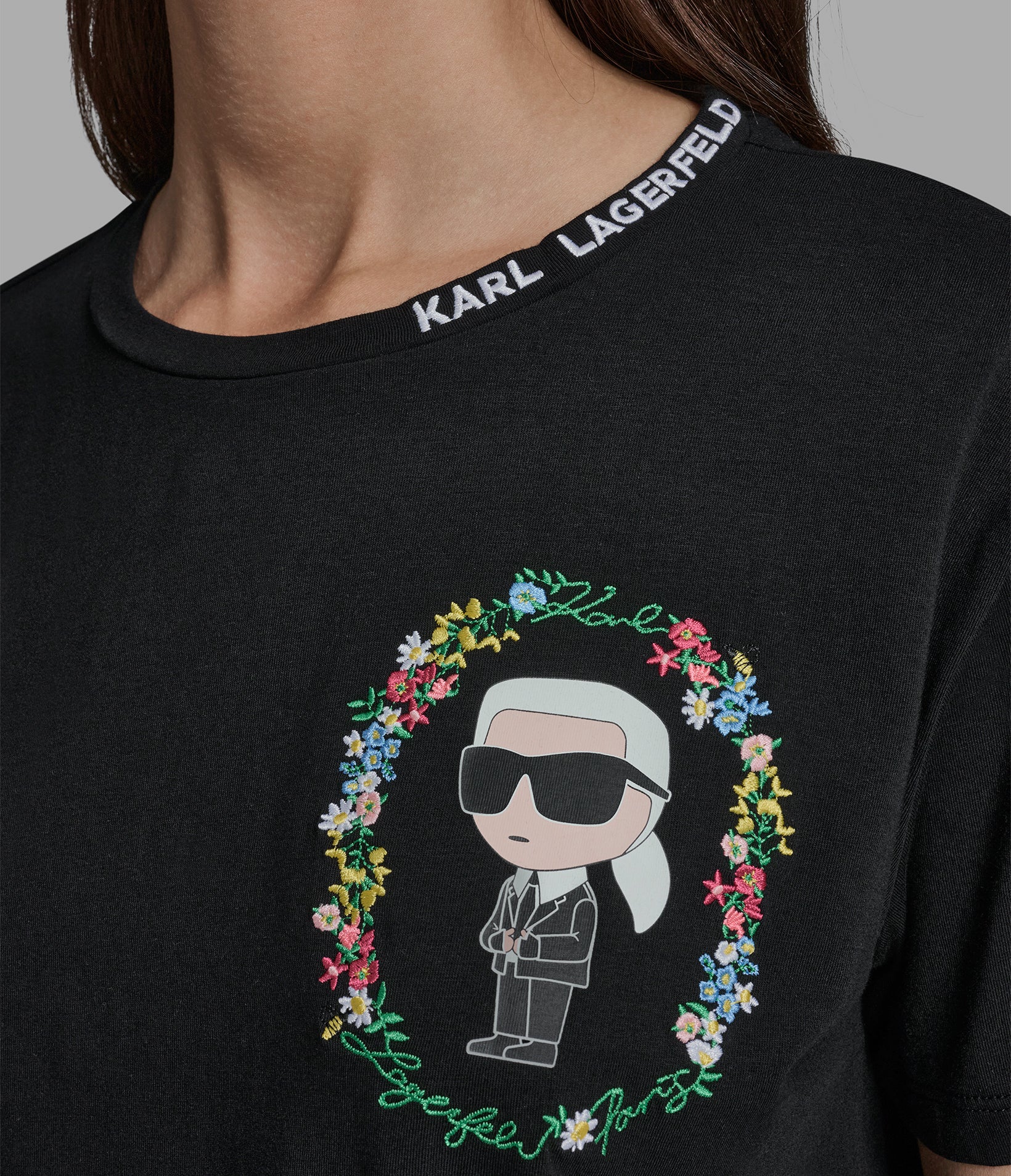 FLORAL FRAME KARL TEE VIEW 7 | Women's Clothing