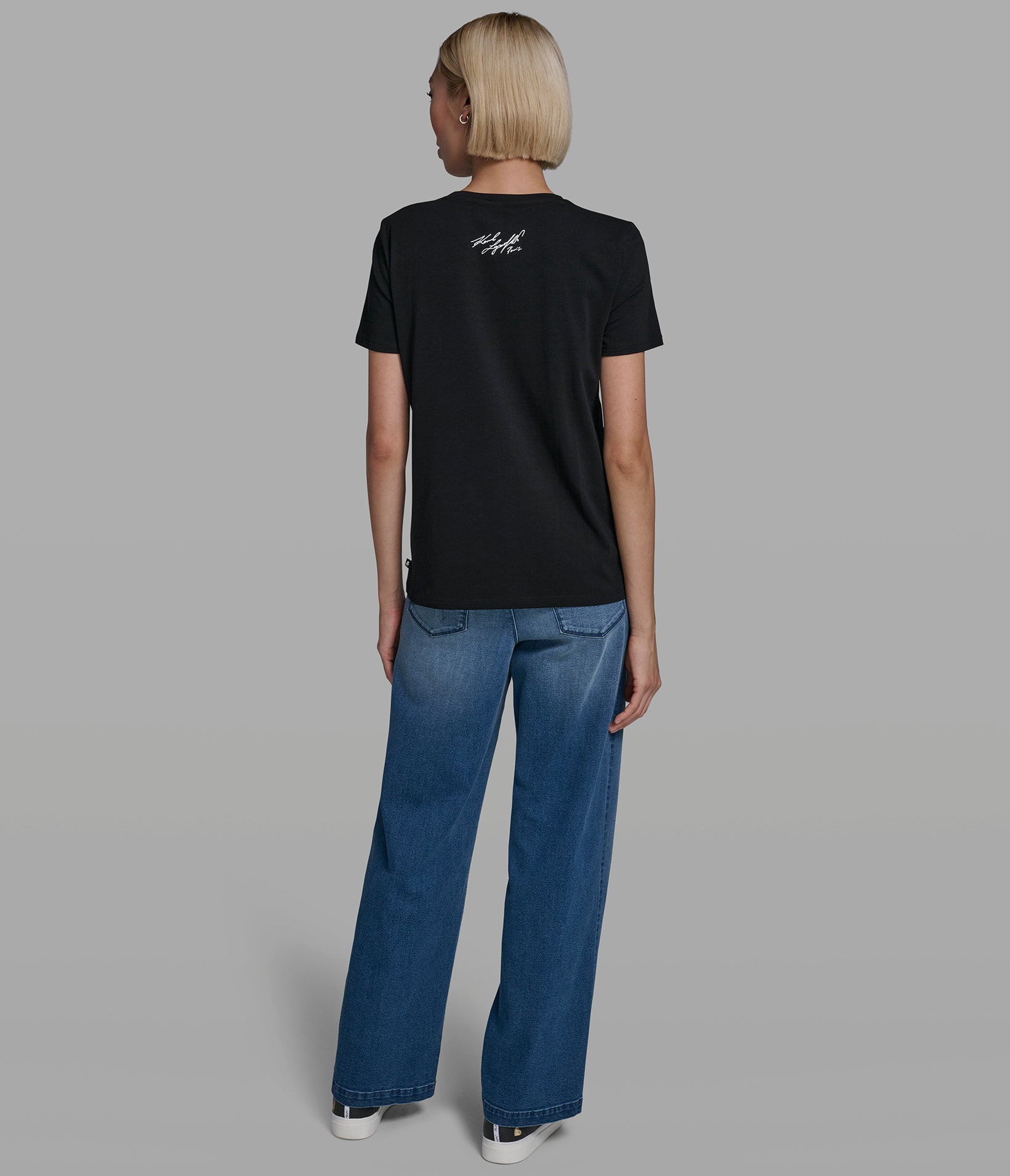 EMBELLISHED DUO OUTLINE TEE VIEW 5 | Women's Clothing