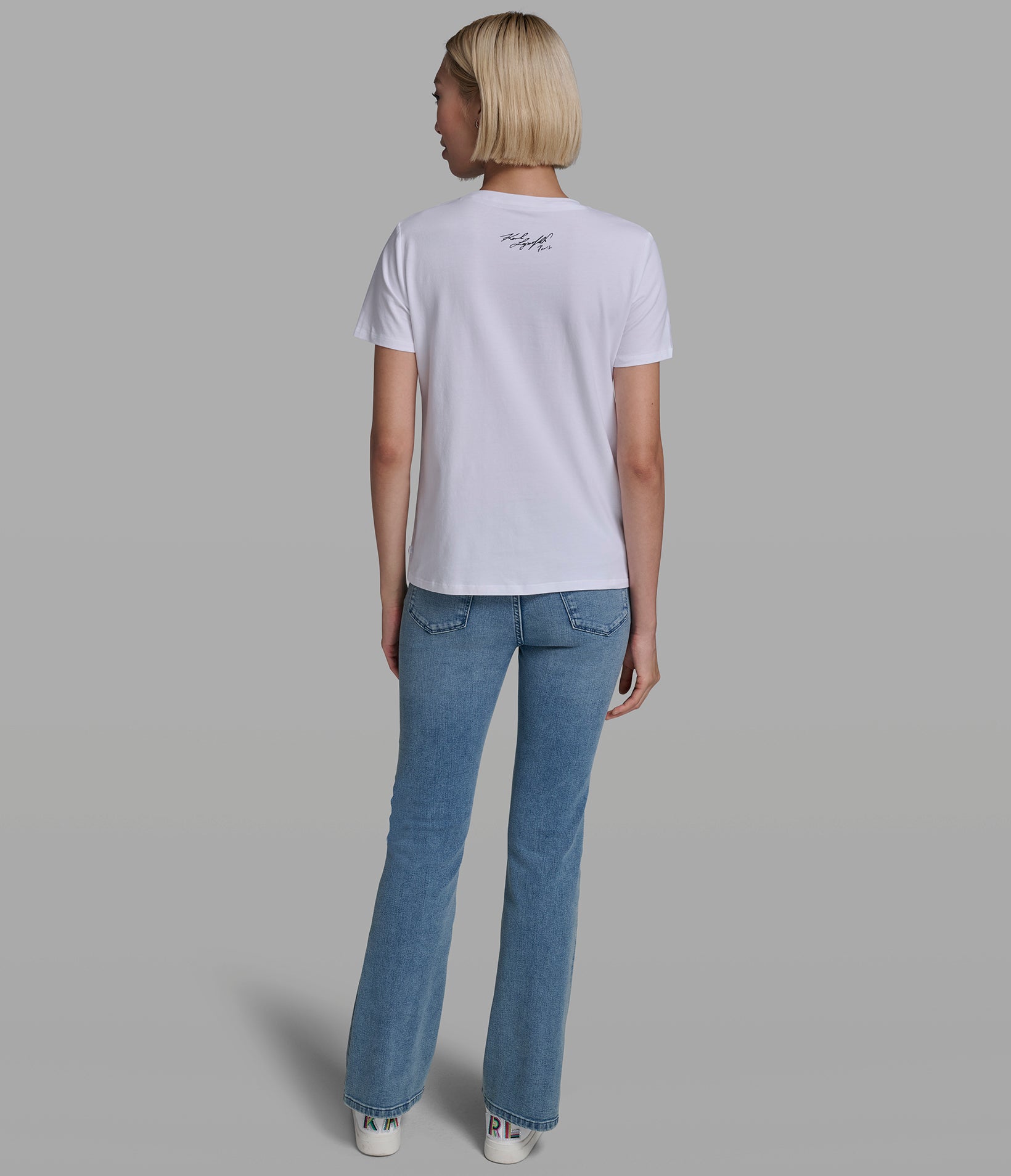 EMBELLISHED DUO OUTLINE TEE VIEW 5 | Women's Clothing