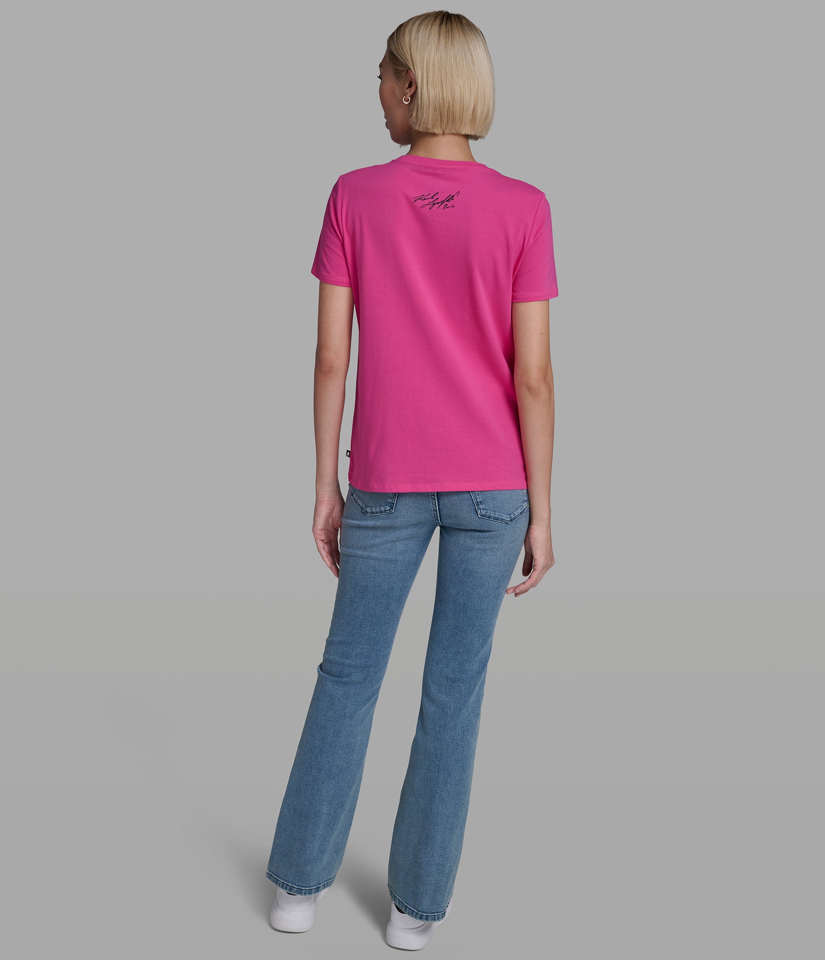 SEQUIN HEART LOGO TEE VIEW 5 | New Women's Clothing