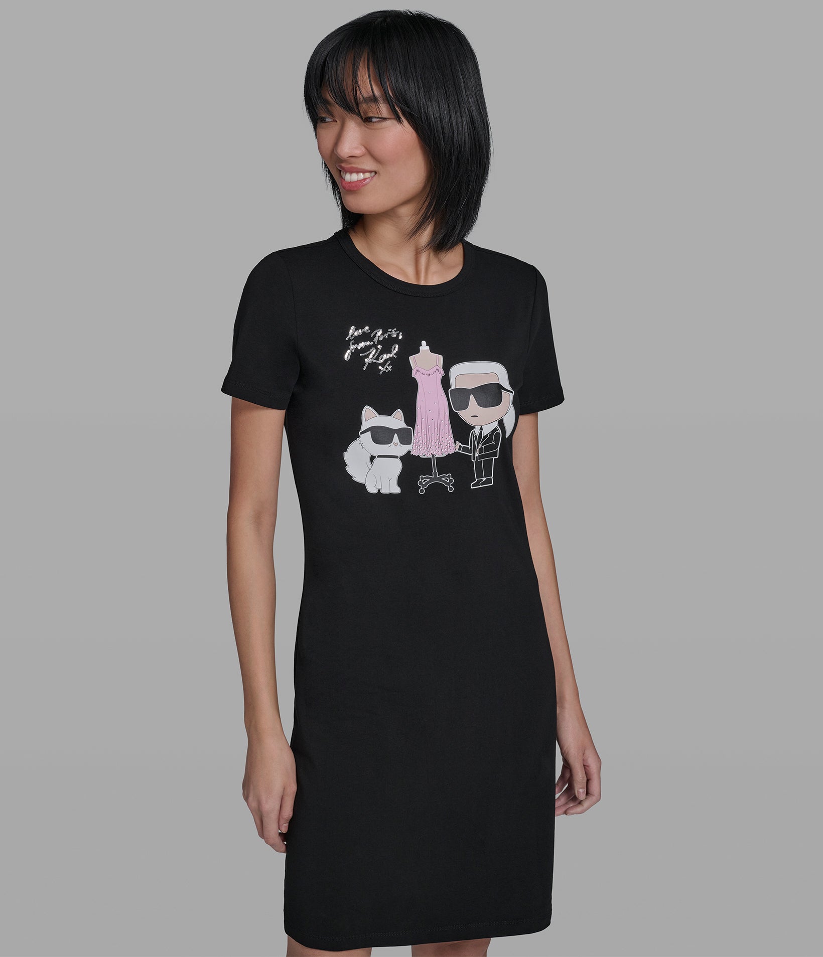 DUO T-SHIRT DRESS VIEW 4